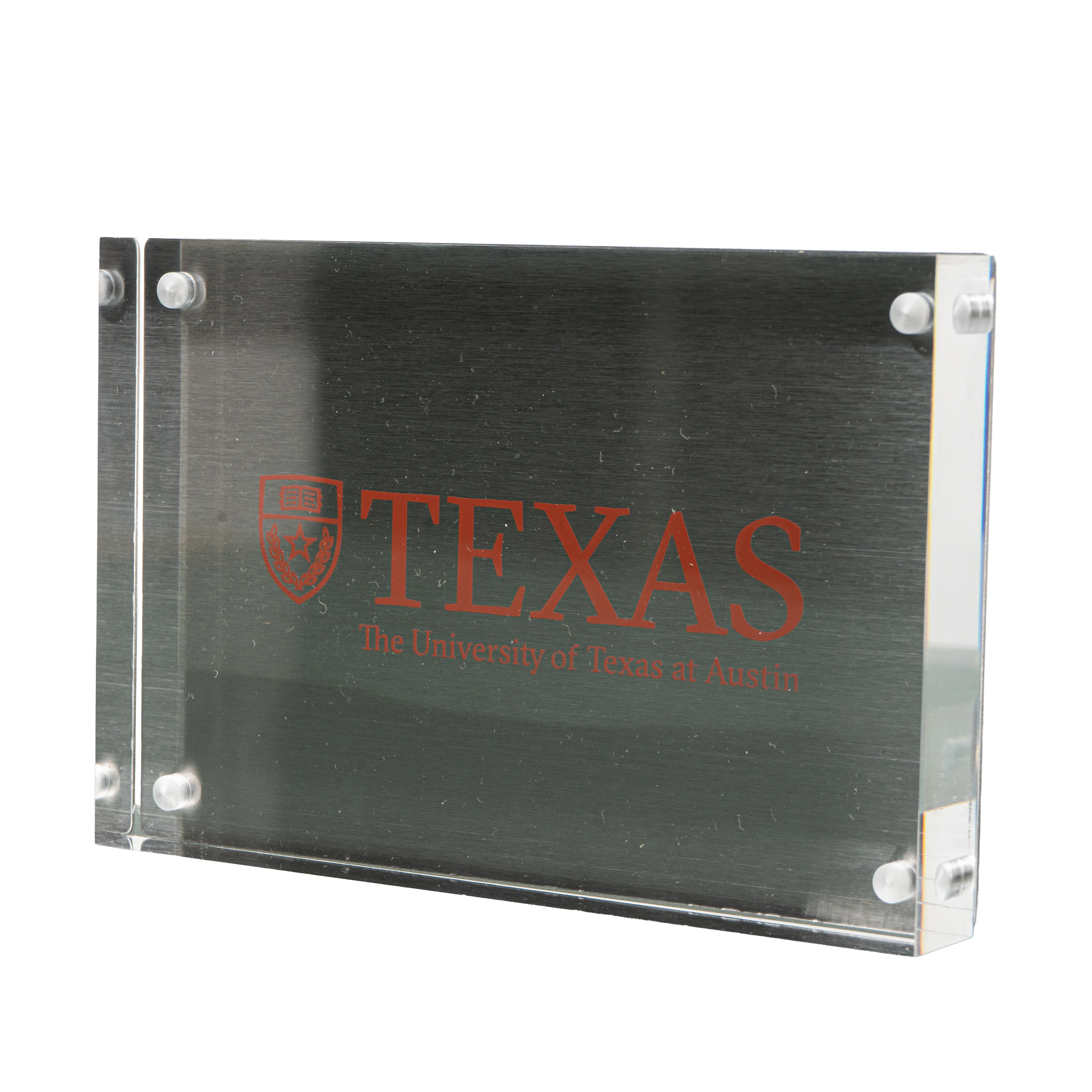 The University of Texas Shield Acrylic Frame -  4" x 6" - Image 2