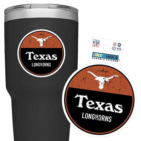 Bevo Over Texas Rugged Sticker - Image 2