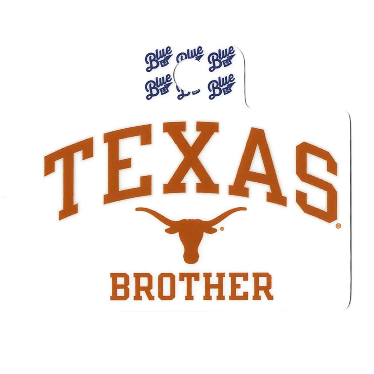 Blue 84 Texas Longhorns Brother Sticker