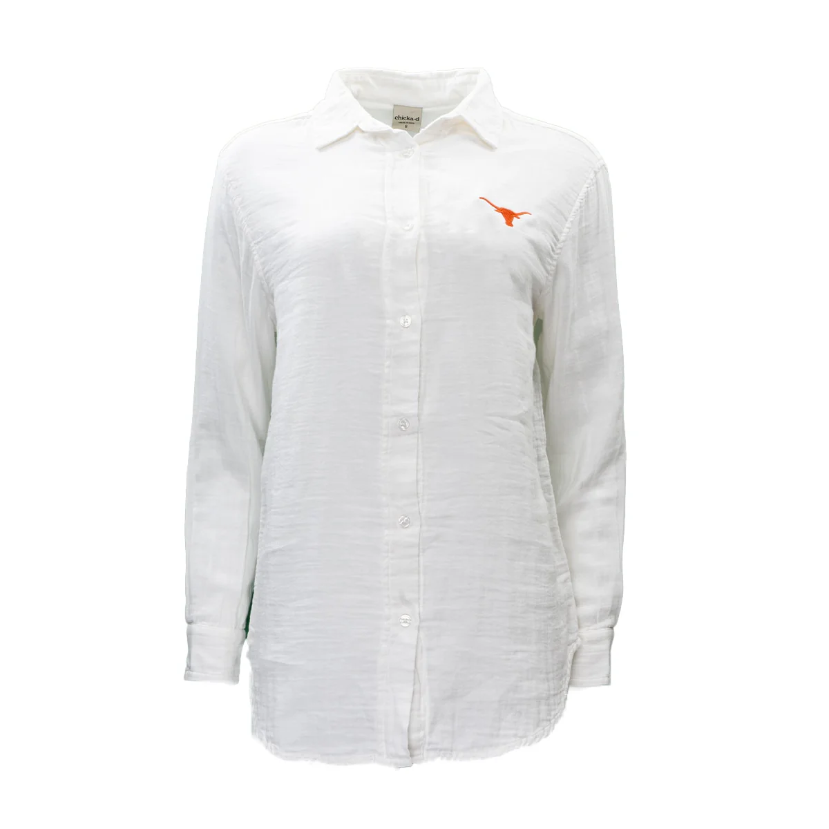 Chicka-D Texas Longhorns Leisure Long Sleeve Button Up