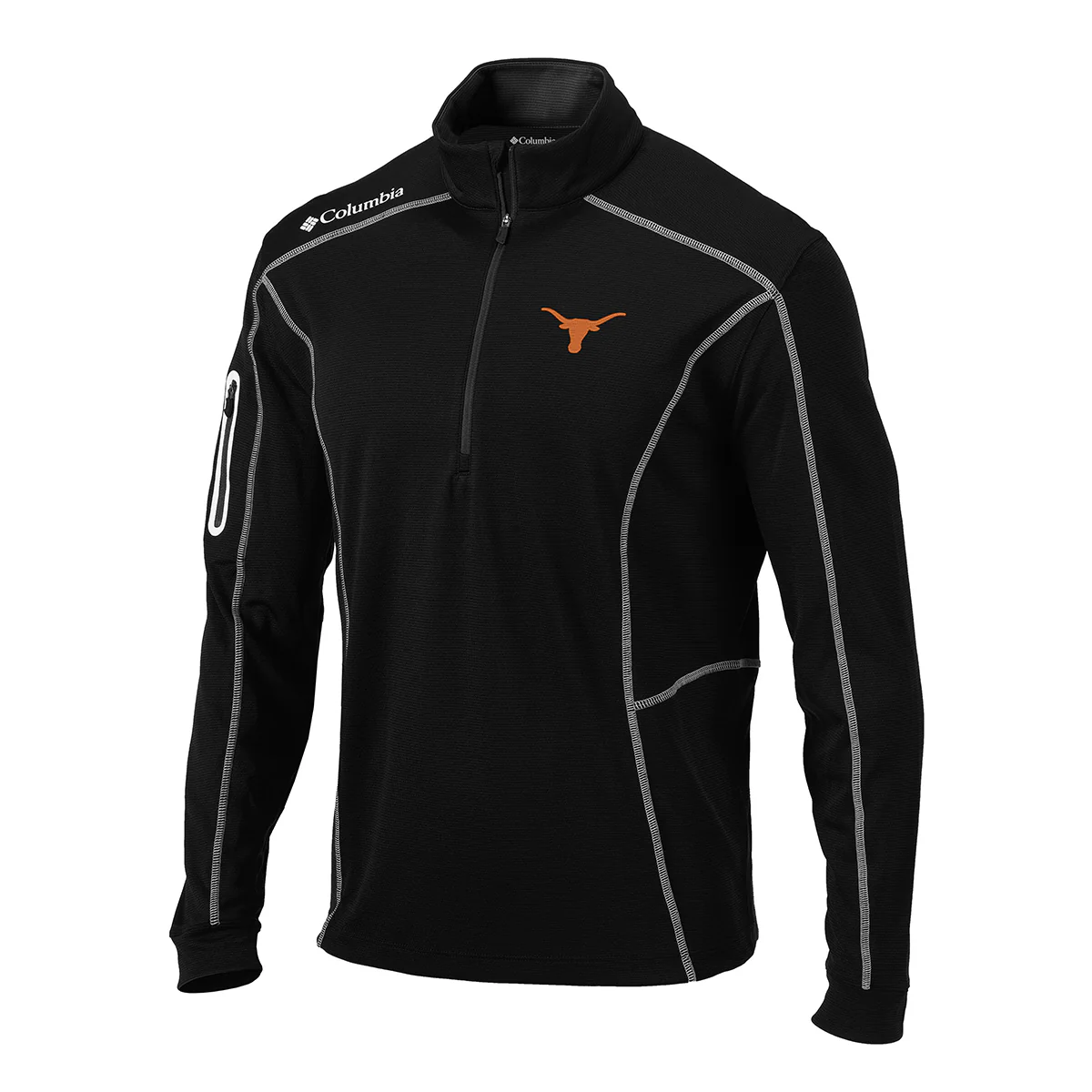 Columbia Texas Longhorns Bevo Shotgun Quarter Zip - Image 3