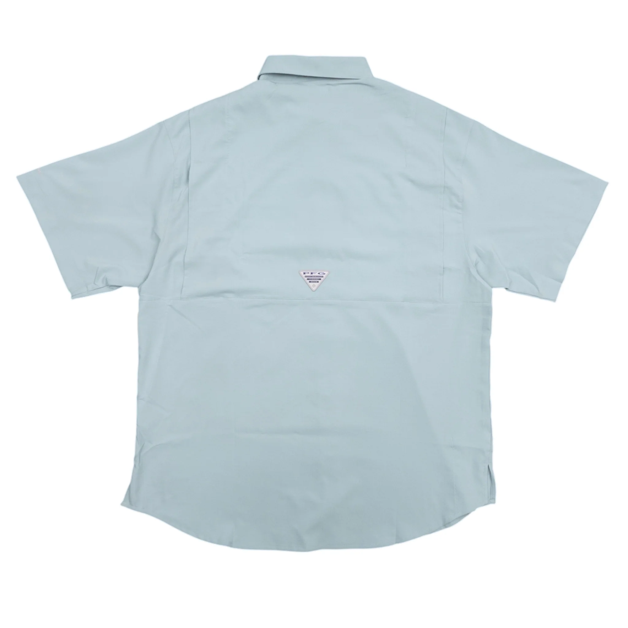 Columbia Texas Longhorns Crushed Blue Tamiami Short Sleeve Shirt - Image 4