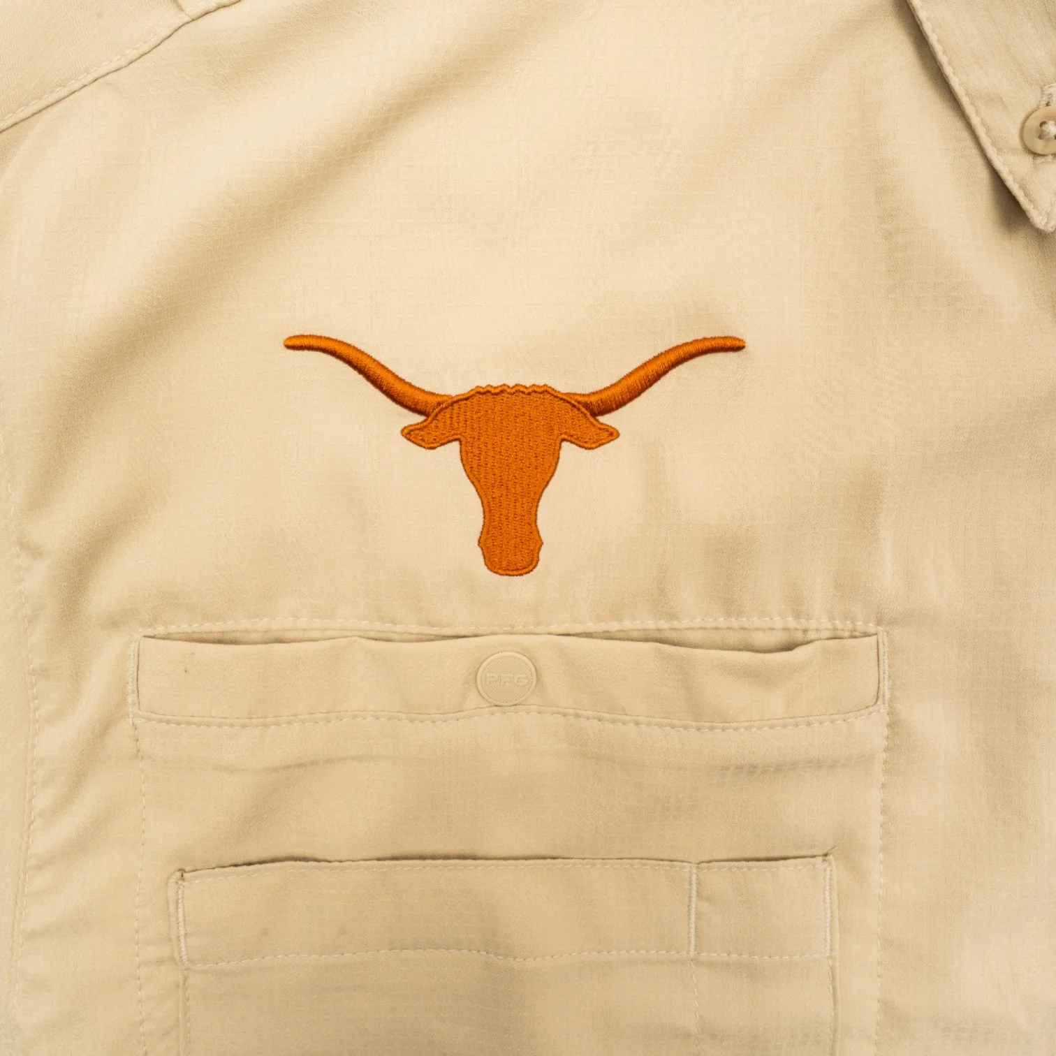 Columbia Texas Longhorns Short Sleeve Fossil Tamiami - Image 2
