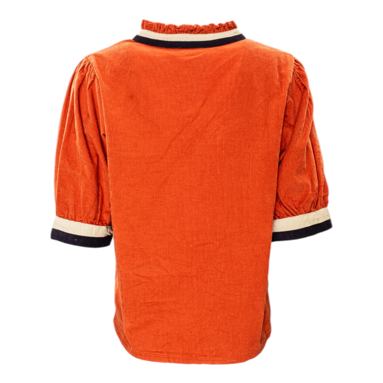 Corded Long Sleeve V-Neck Top - Image 3
