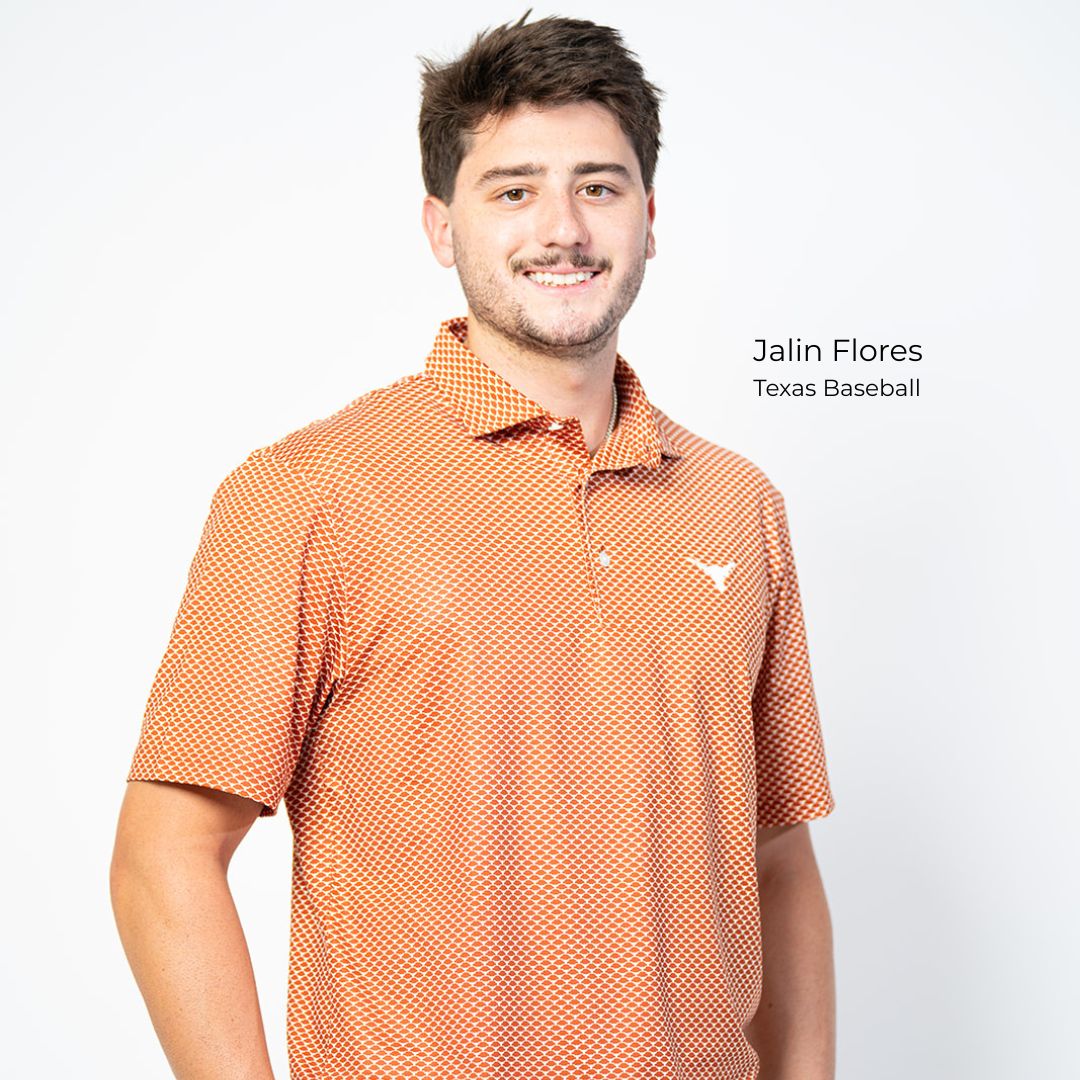 Forty Acres Texas Longhorns AOP Ecotec Polo - Image 4