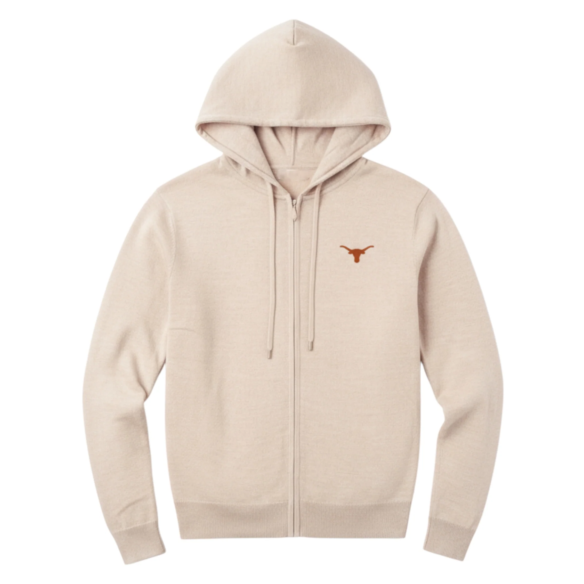 Forty Acres Texas Longhorns Chitown Merino Full Zip Hoodie - Image 2