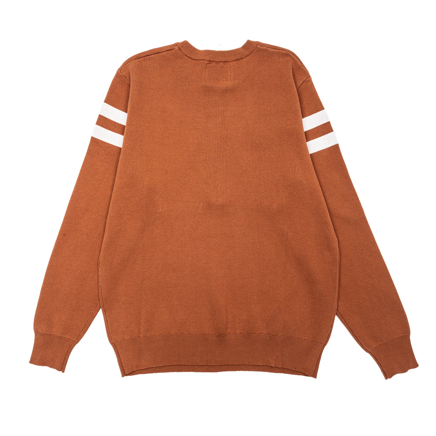 Homefield Texas Longhorns Tri- Stripe Knit Crewneck Sweatshirt - Image 2