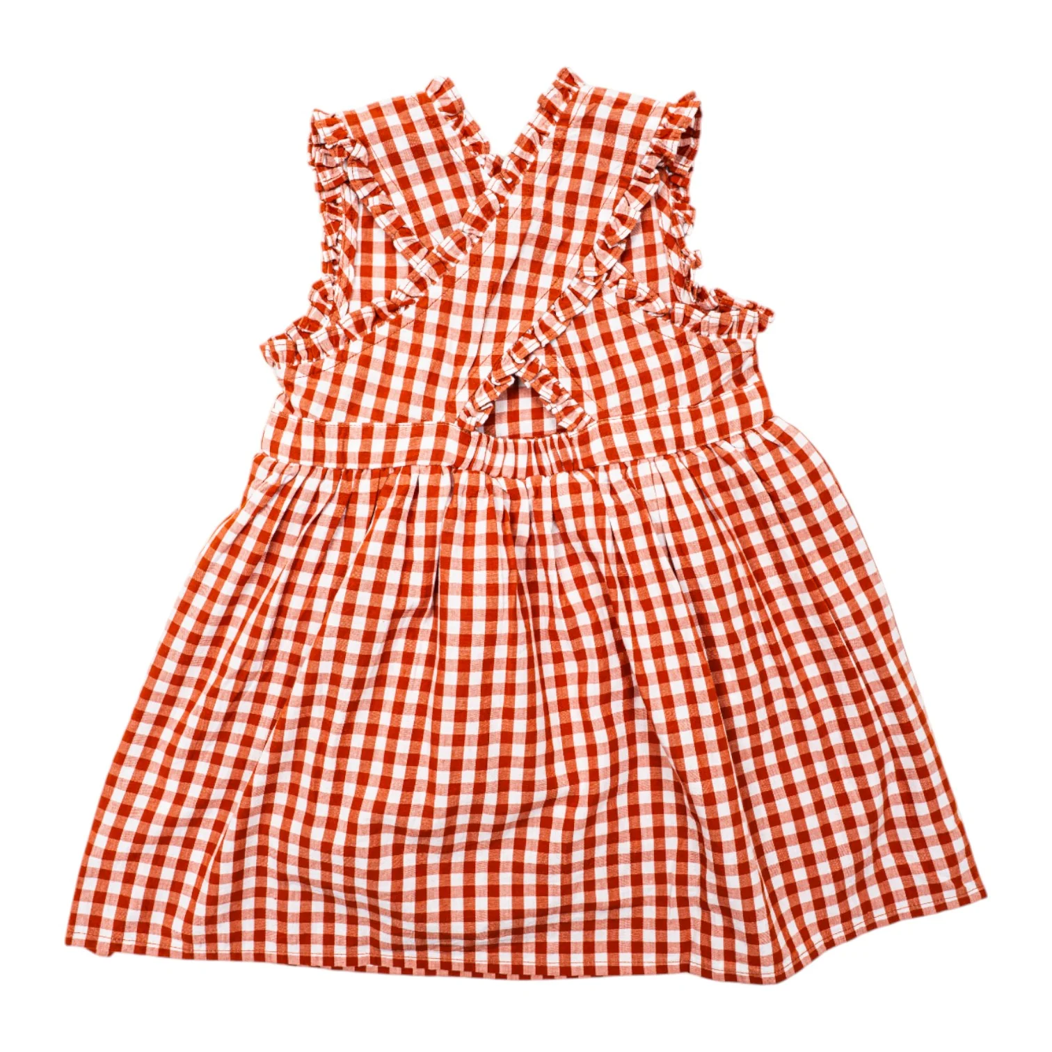 Infant Texas Longhorns Alora Gingham Dress - Image 2