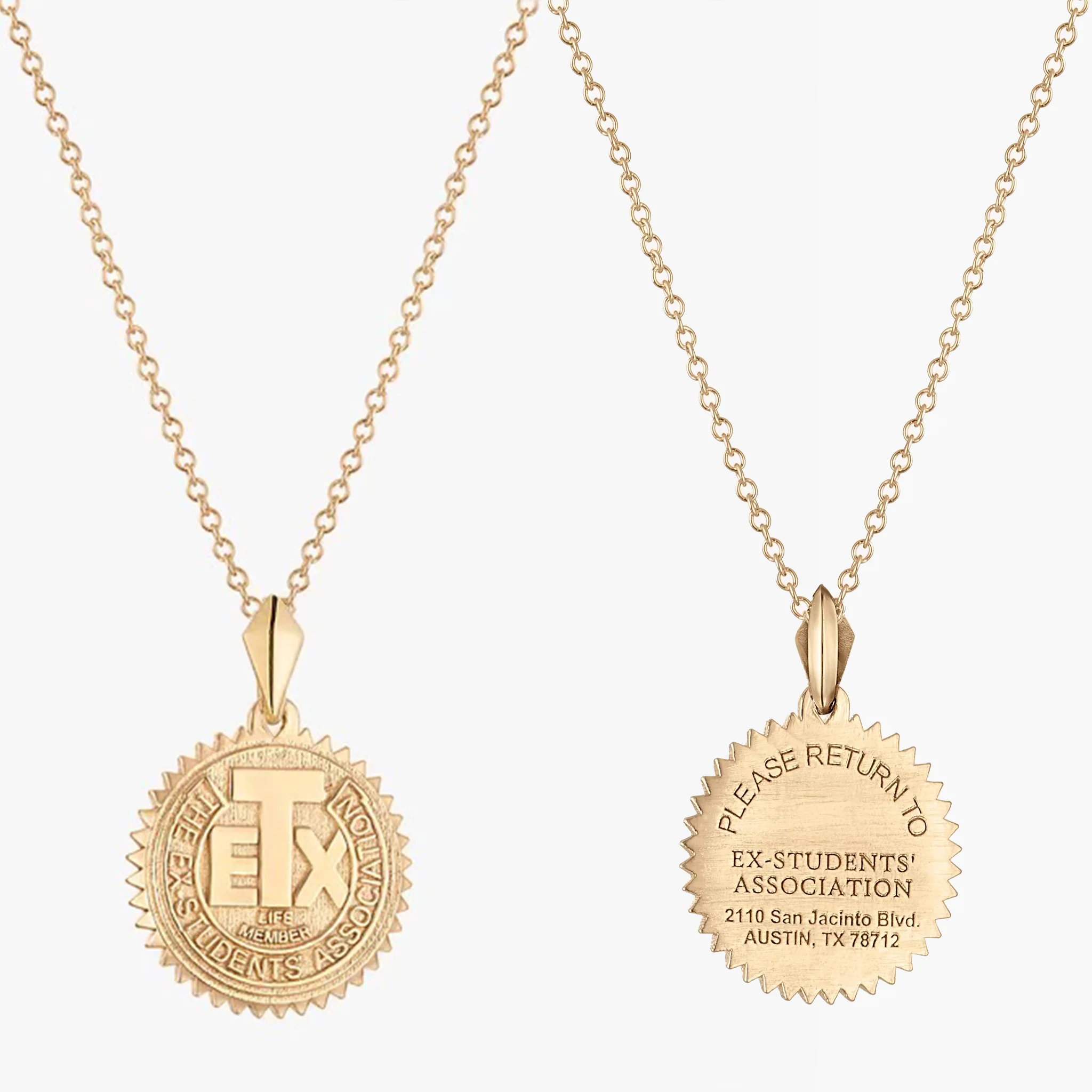 Kyle Cavan Texas Exes Life Member Sunburst Necklace - Image 3