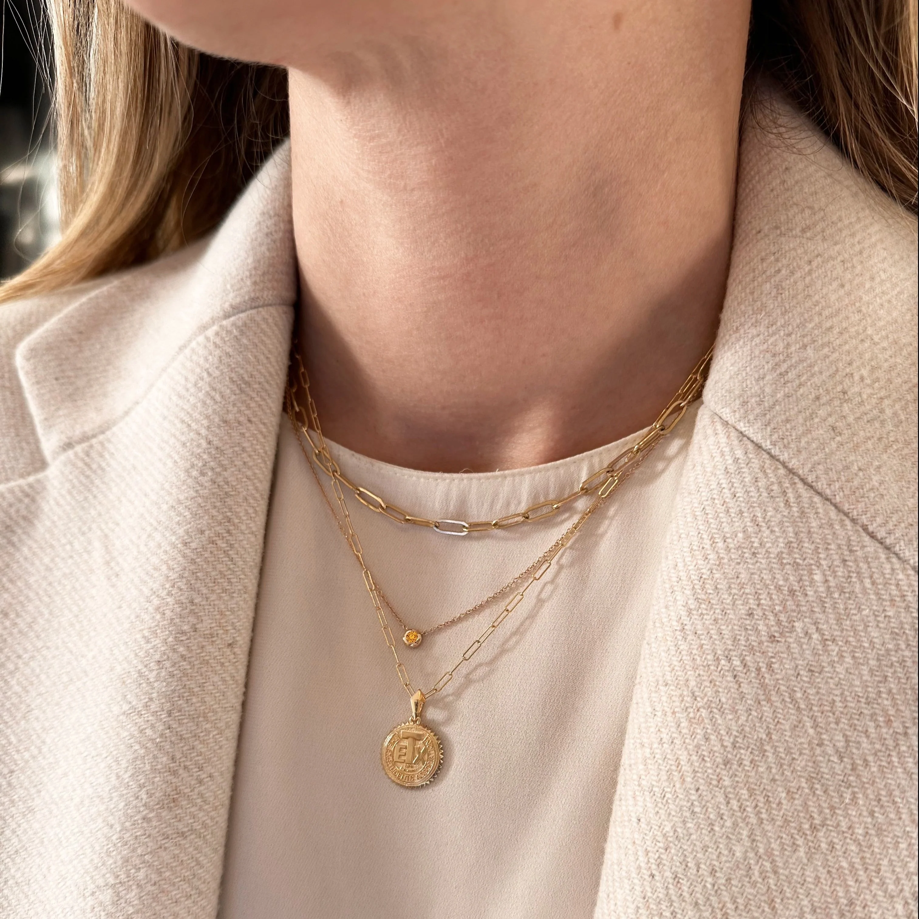 Kyle Cavan Texas Exes Life Member Sunburst Necklace - Image 4
