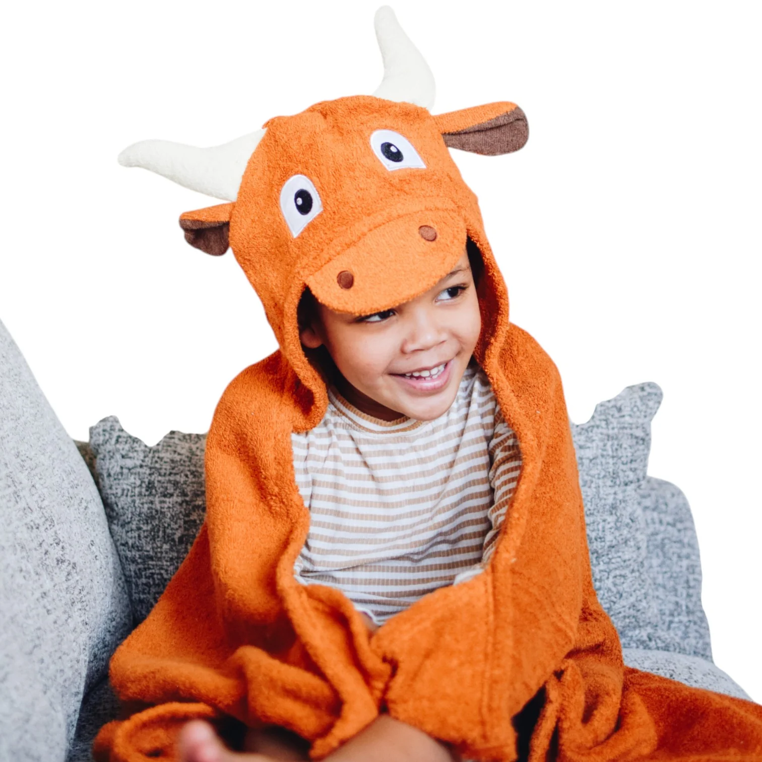 Longhorn Hooded 27x50 Towel - Image 2