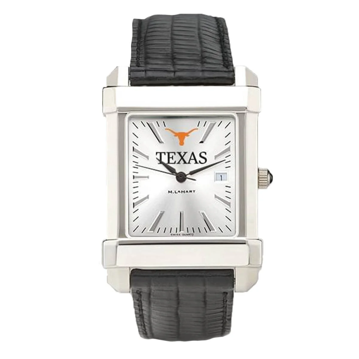 M.LaHart Men's Texas Longhorns Collegiate Watch with Leather
