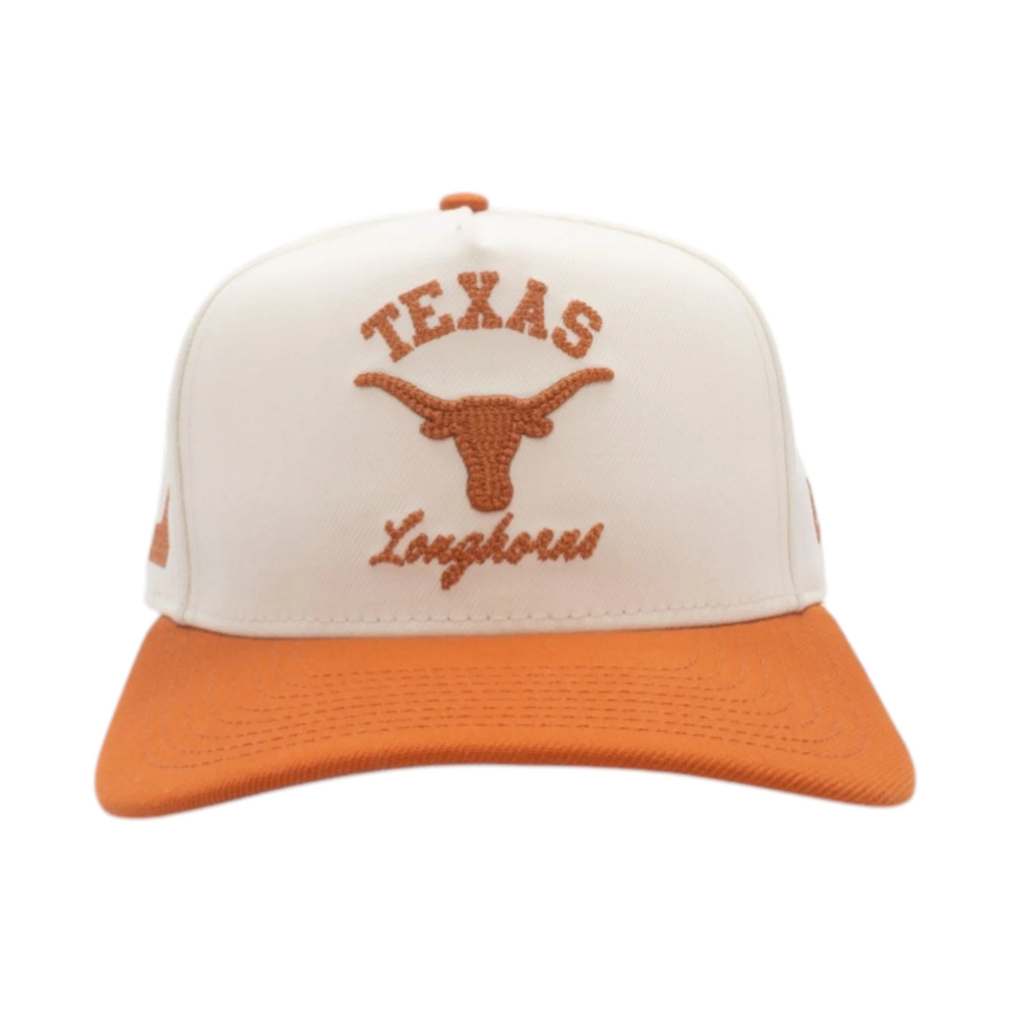 New Era Texas Longhorns 9FIFTY Arched Chain Stitch A Frame Snapback - Image 2