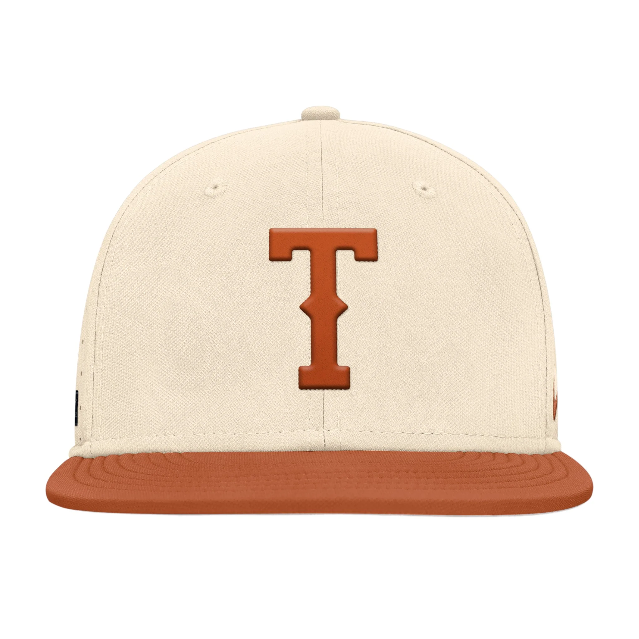Nike Texas Longhorns Dri Fit Aero Bill Fitted Hat - Image 2
