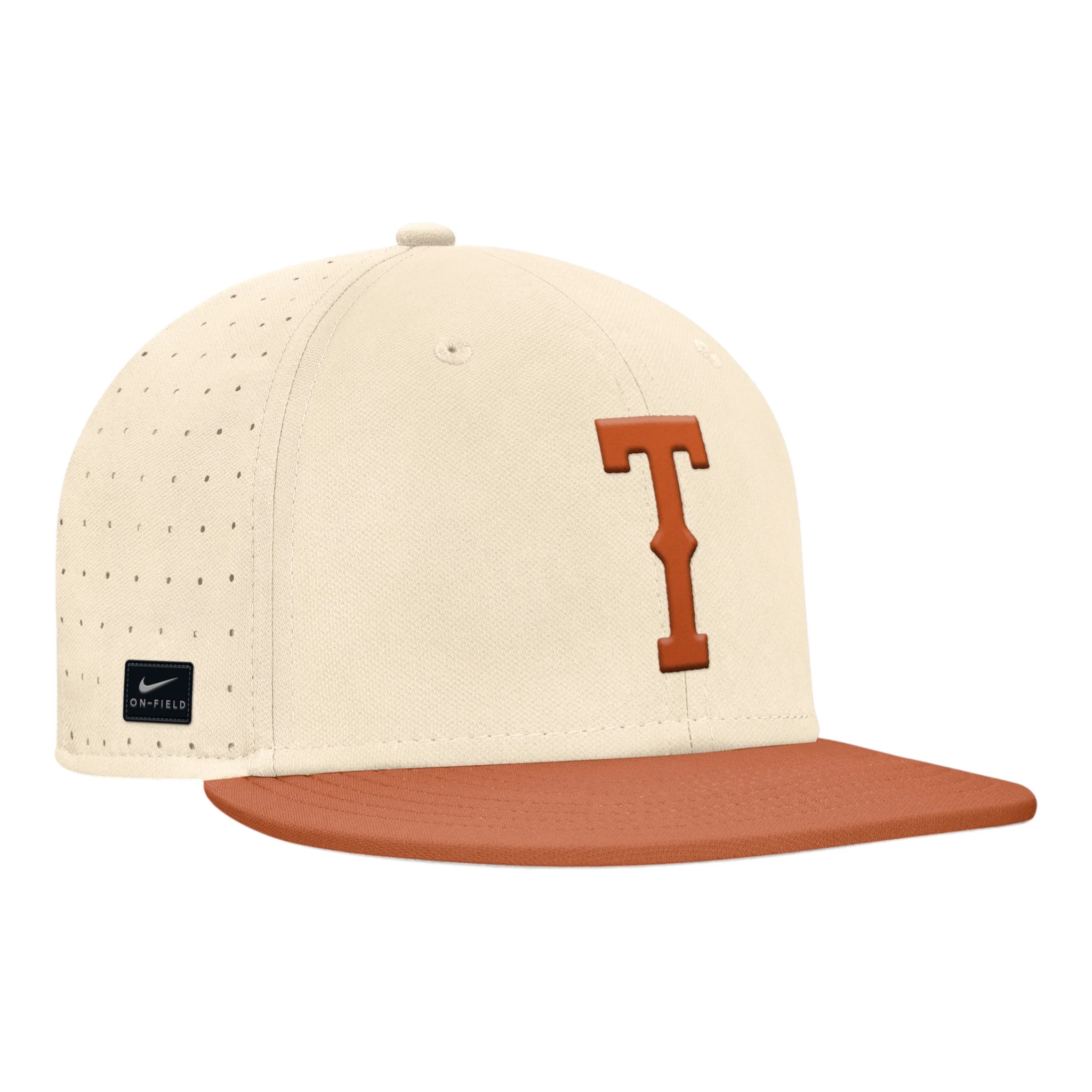 Nike Texas Longhorns Dri Fit Aero Bill Fitted Hat - Image 5