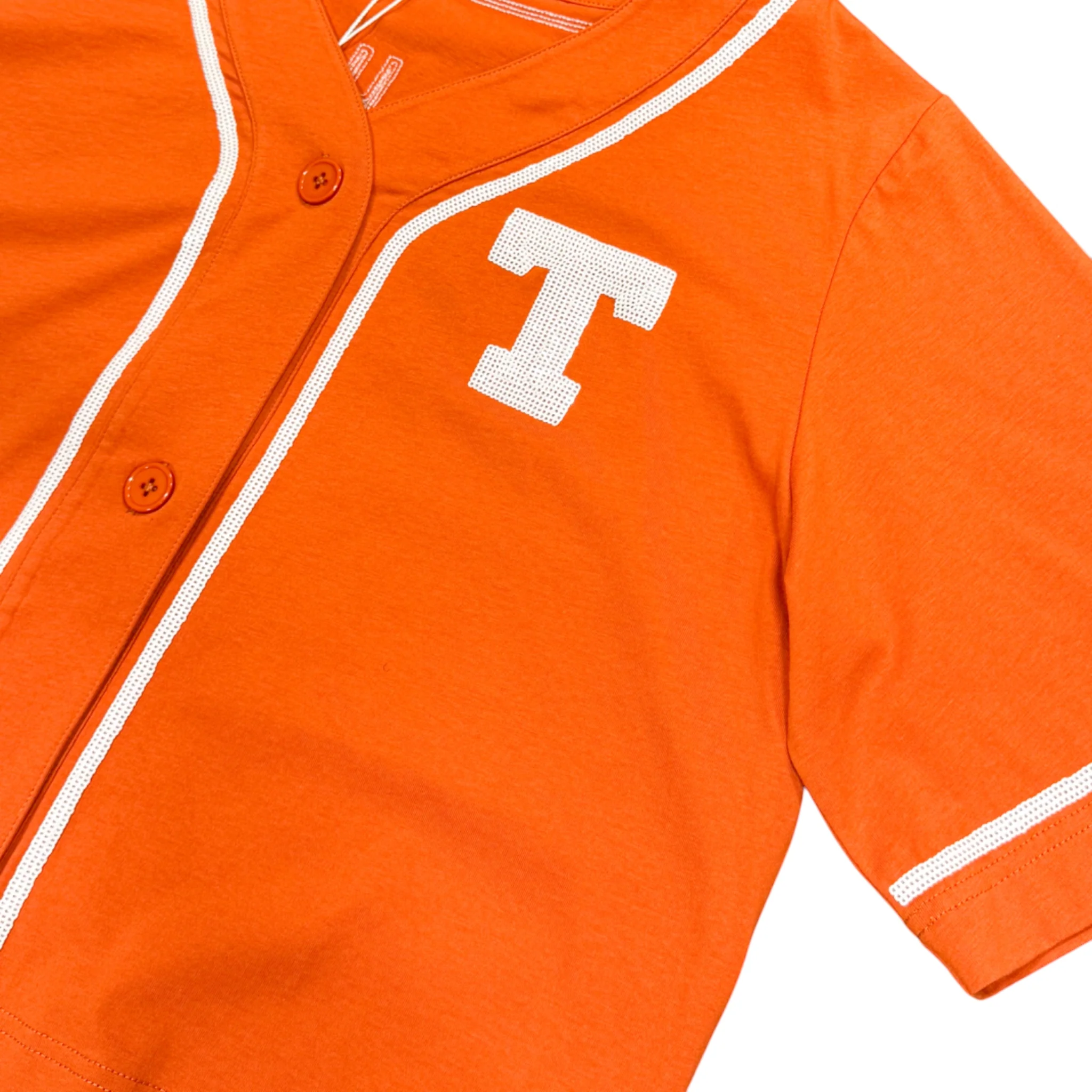 Stewart Simmons Texas Longhorns Outfield Sequin Baseball Jersey - Image 3
