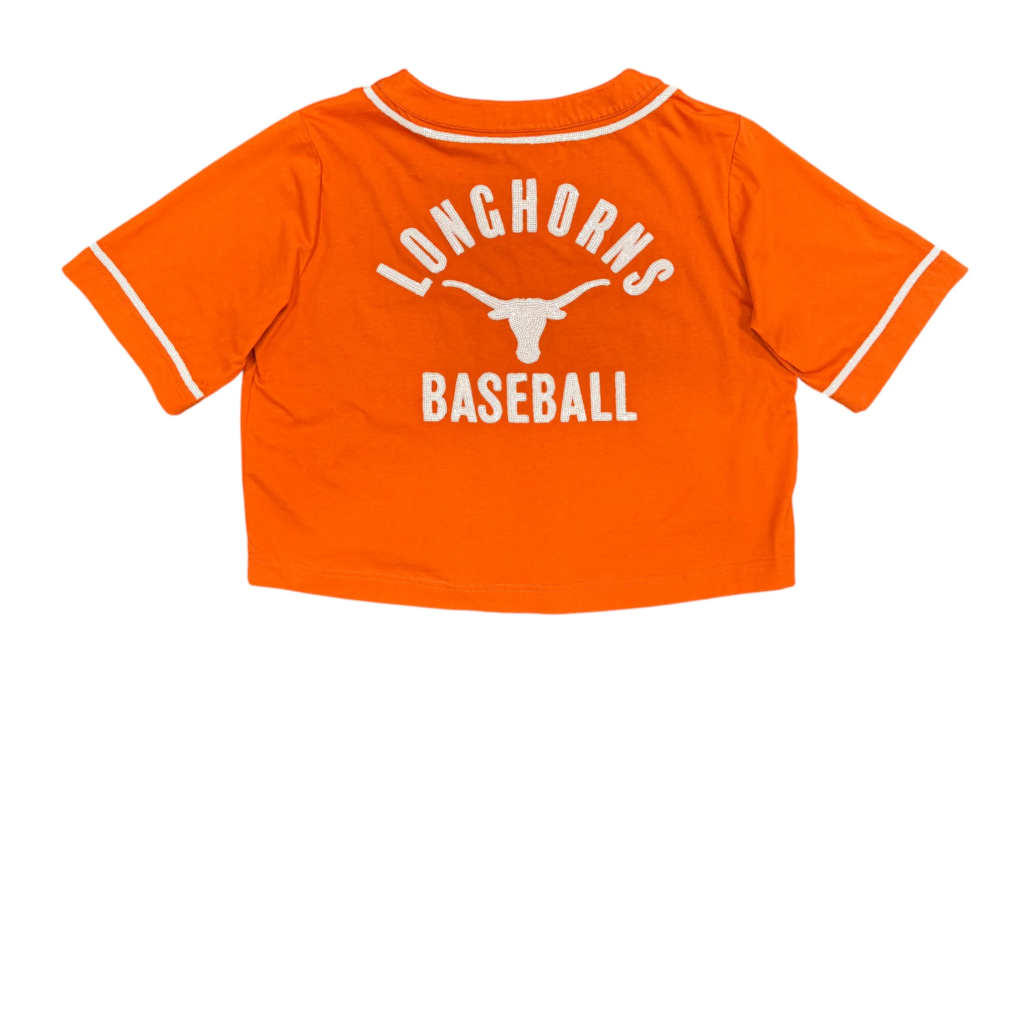 Stewart Simmons Texas Longhorns Outfield Sequin Baseball Jersey - Image 4