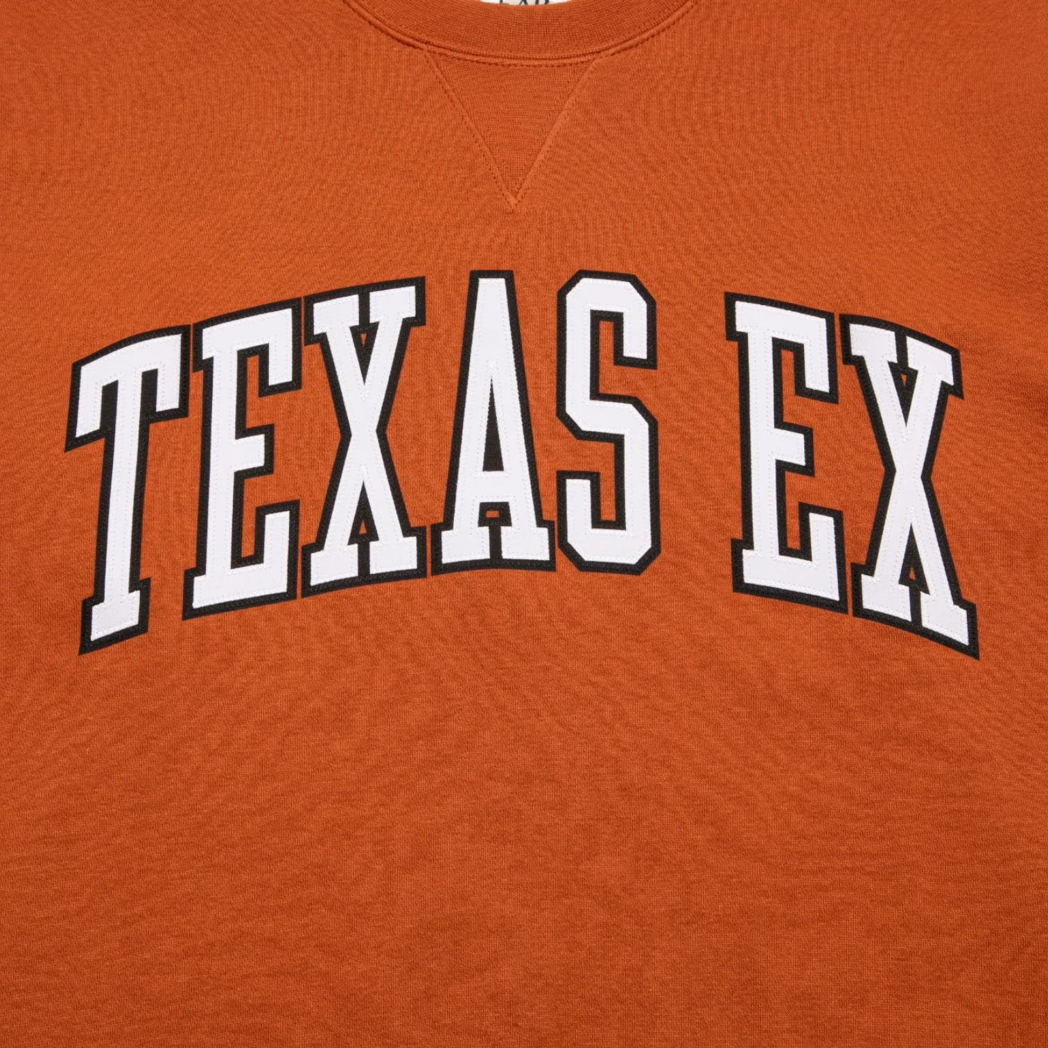 Texas Exes Big Cotton Logo Fleece Crew - Image 2