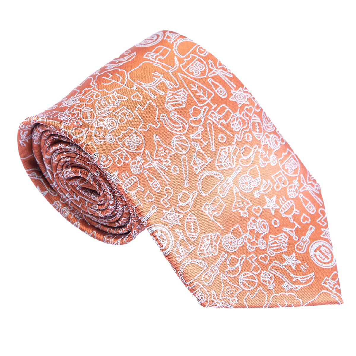 Texas Exes Shapes Tie