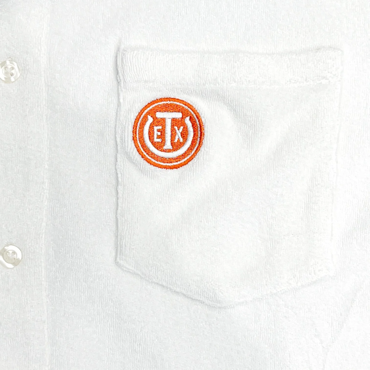 Texas Exes Terrycloth Button Down Polo - Image 2
