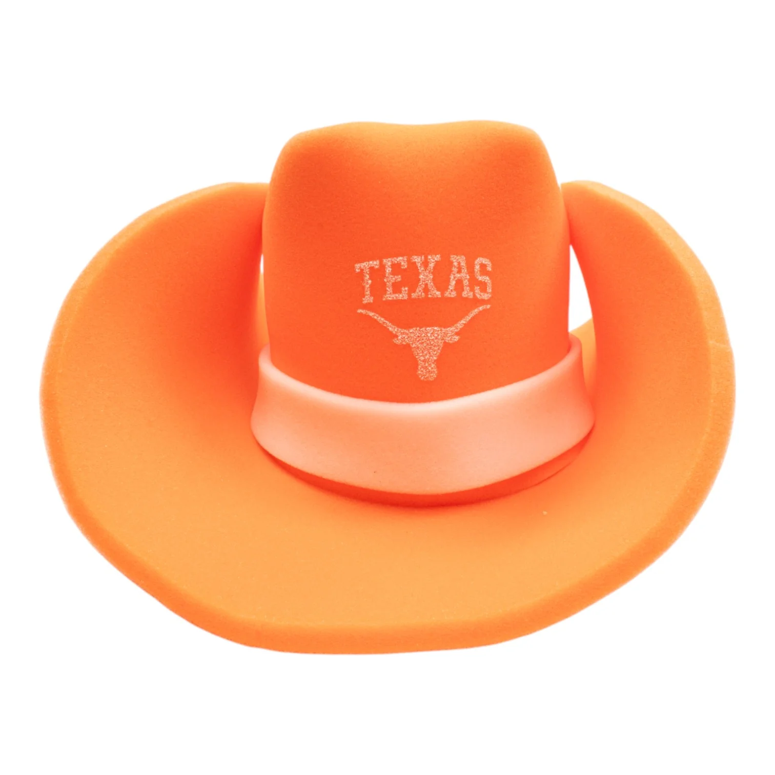 Texas Longhorns 30 Gallon Oversized Foam Cowboy Hat Burnt Orange - Image 2