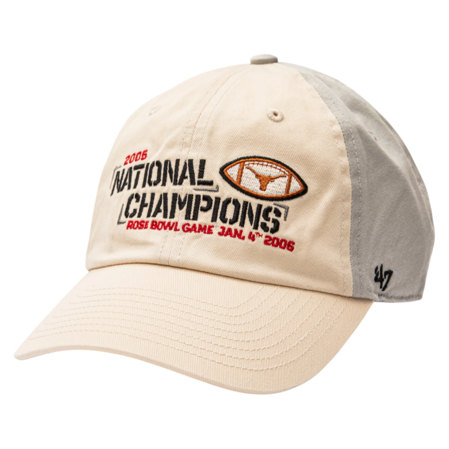Texas Longhorns '47 2005 National Champs Replica Locker Room Hat