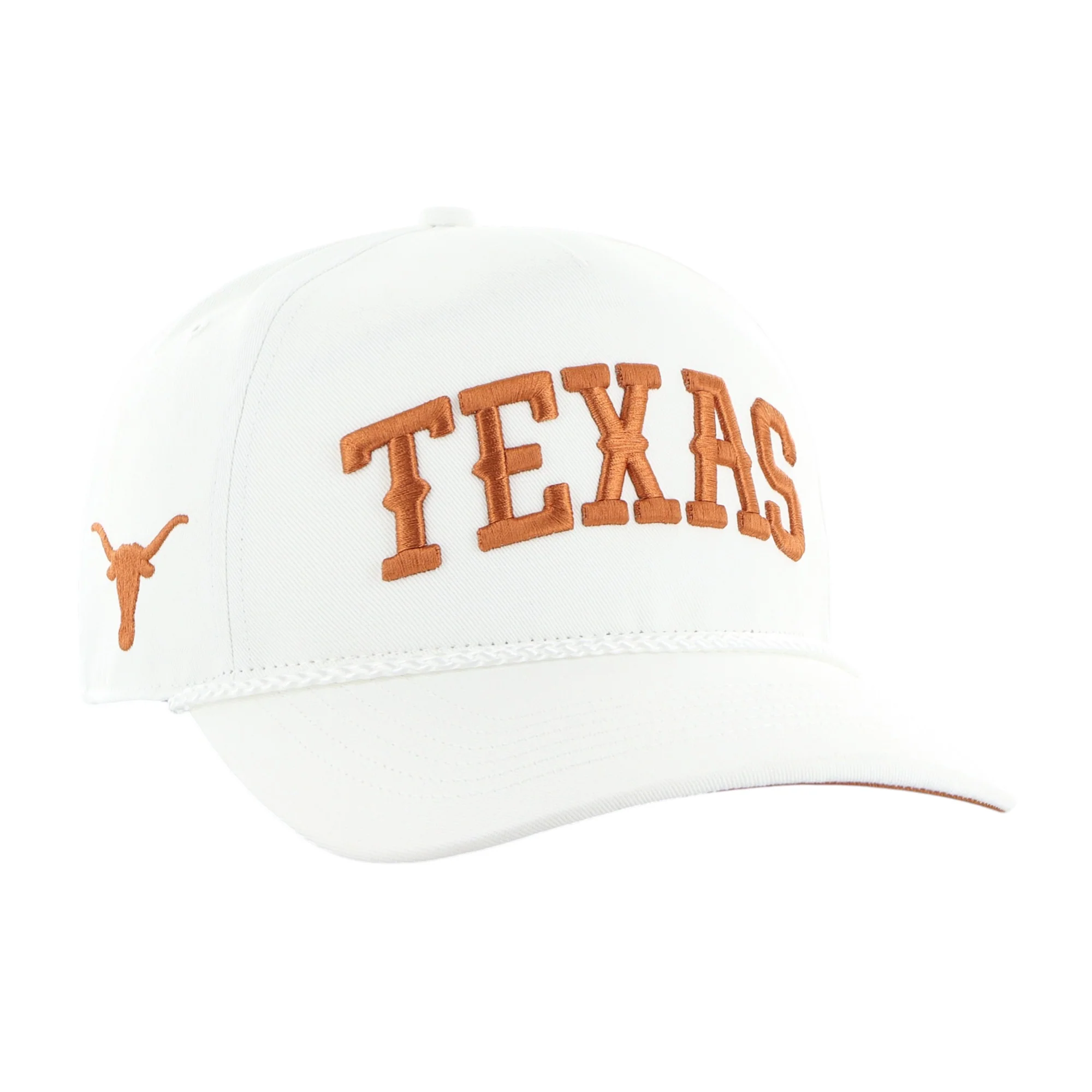 Texas Longhorns '47 Embroidered White Rope Hitch Hat - Image 2