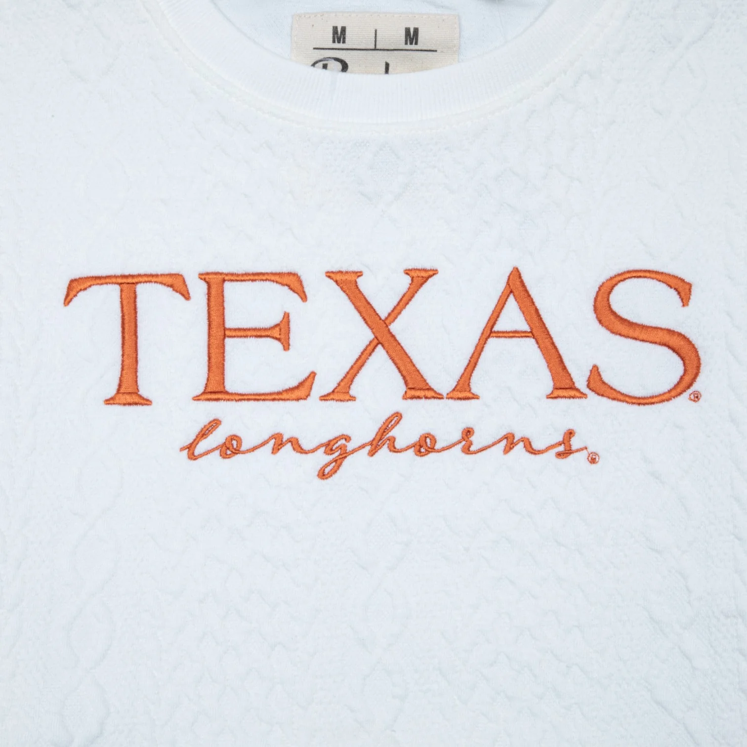 Texas Longhorns Champagne Brandberg Quilted FleeceTexas Longhorns Champagne Brandberg Quilted Fleece - Image 2
