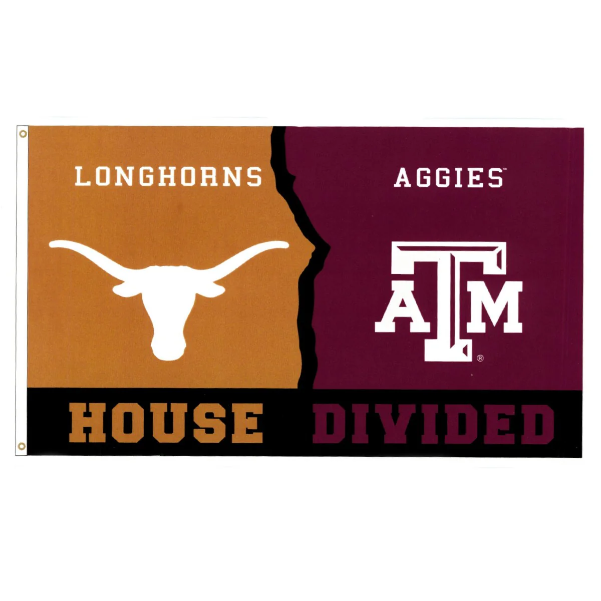 Texas Longhorns Deluxe Helmet Flag