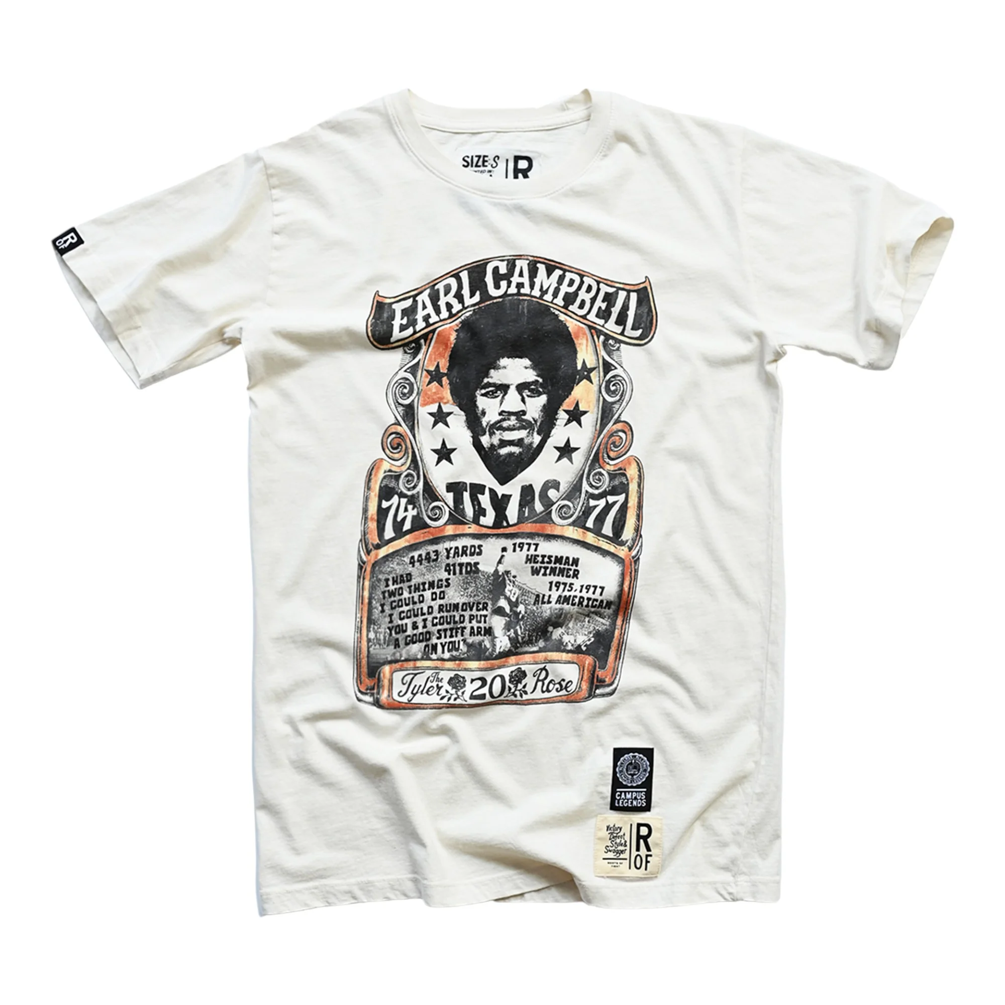 Texas Longhorns Earl Campbell Legacy Tee