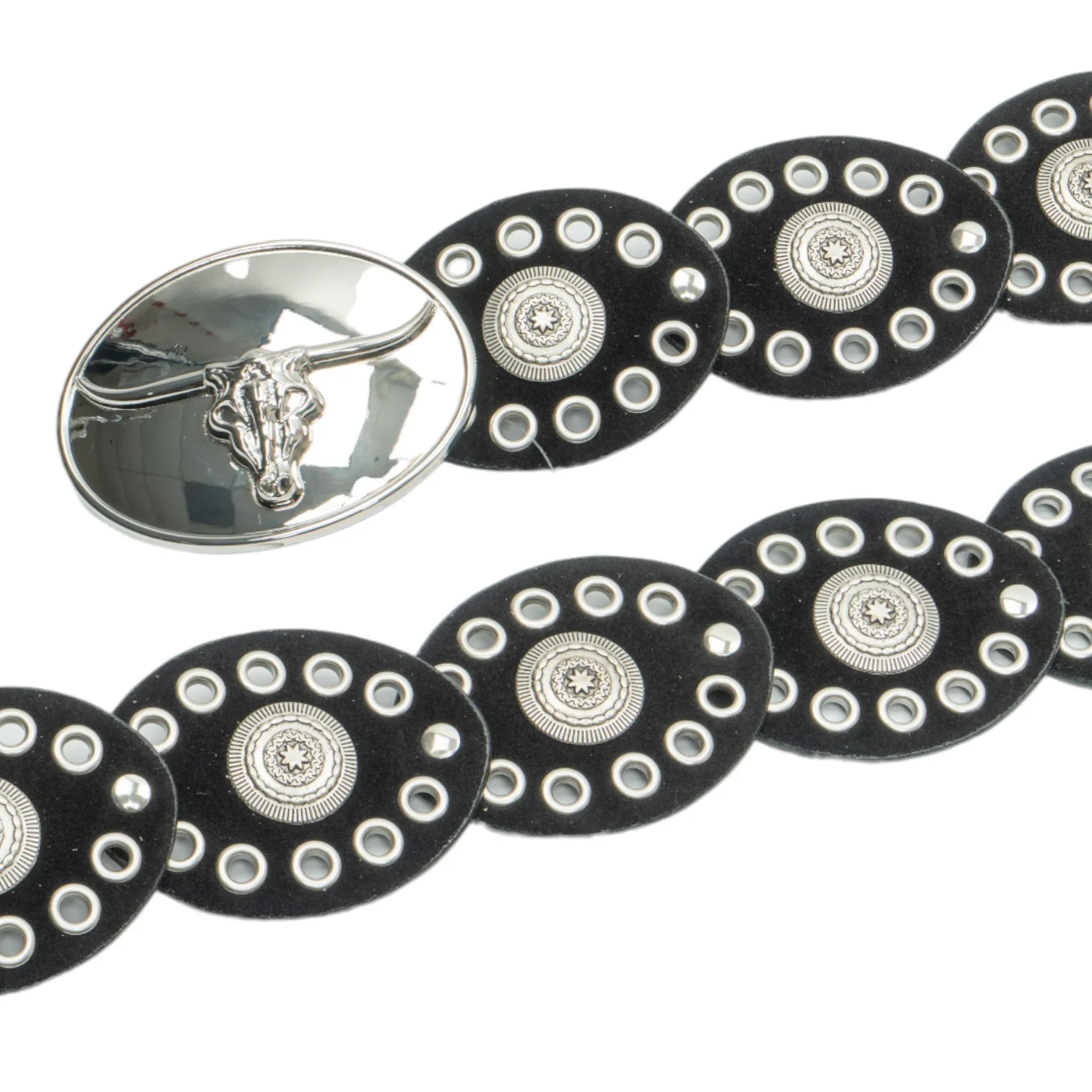 Texas Longhorns Head Concho Belt