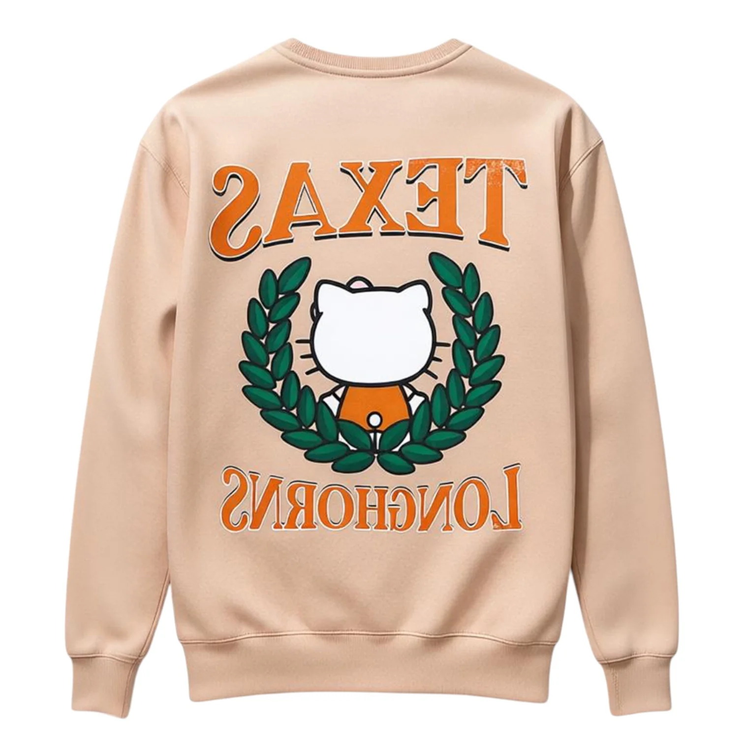 Texas Longhorns Hello Kitty Sweatshirt - Image 2