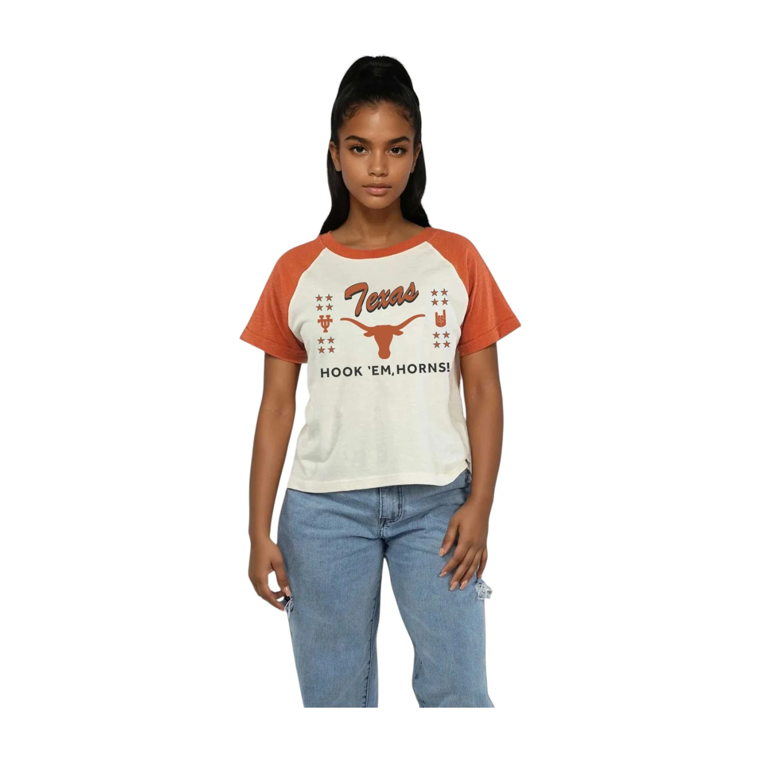 Texas Longhorns Kick-Off Raglan Tee - Image 2