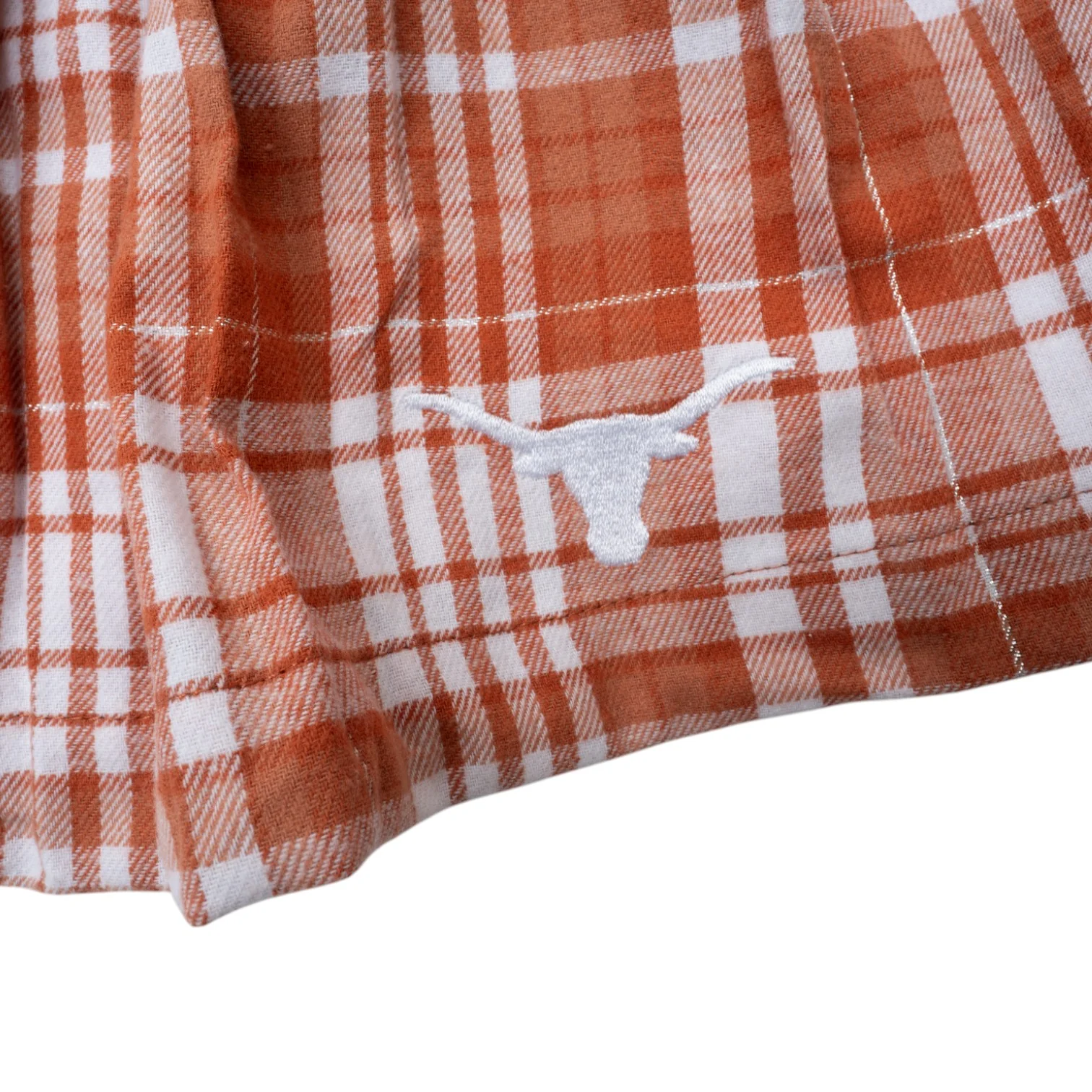 Texas Longhorns Laney Plaid Sleep Skirt - Image 2