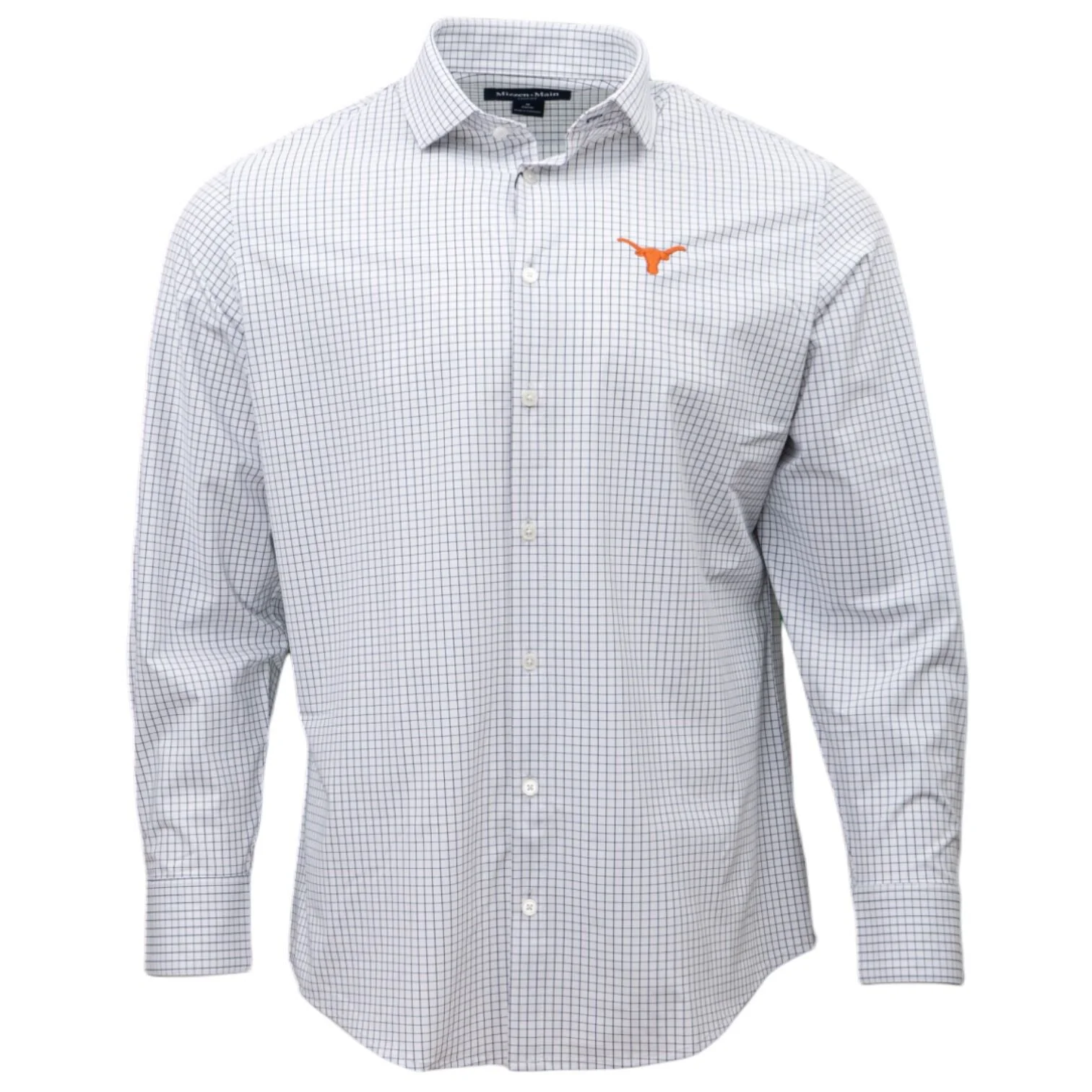 Texas Longhorns Leeward Mini Grid Dress Shirt