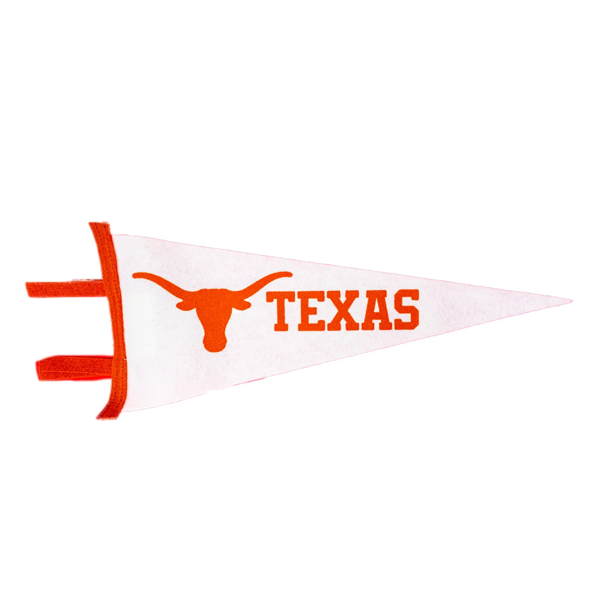 Texas Longhorns Logo White Pennant - 6 x 15