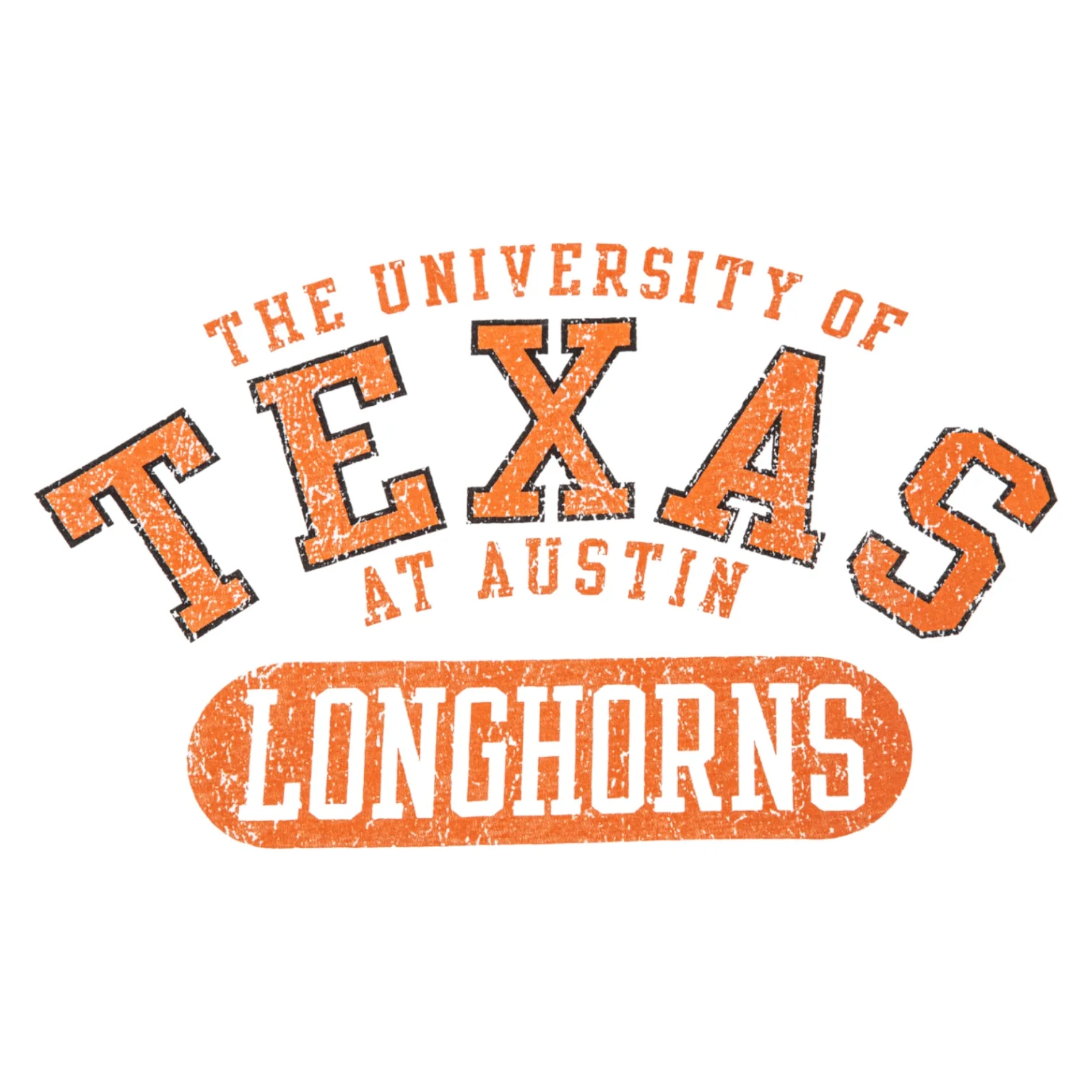 Texas Longhorns Long Sleeve Spellout ComfortWash Tee - Image 2