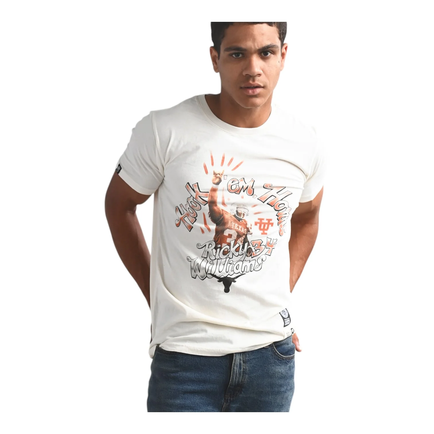 Texas Longhorns Ricky Williams Horns Tee - Image 4