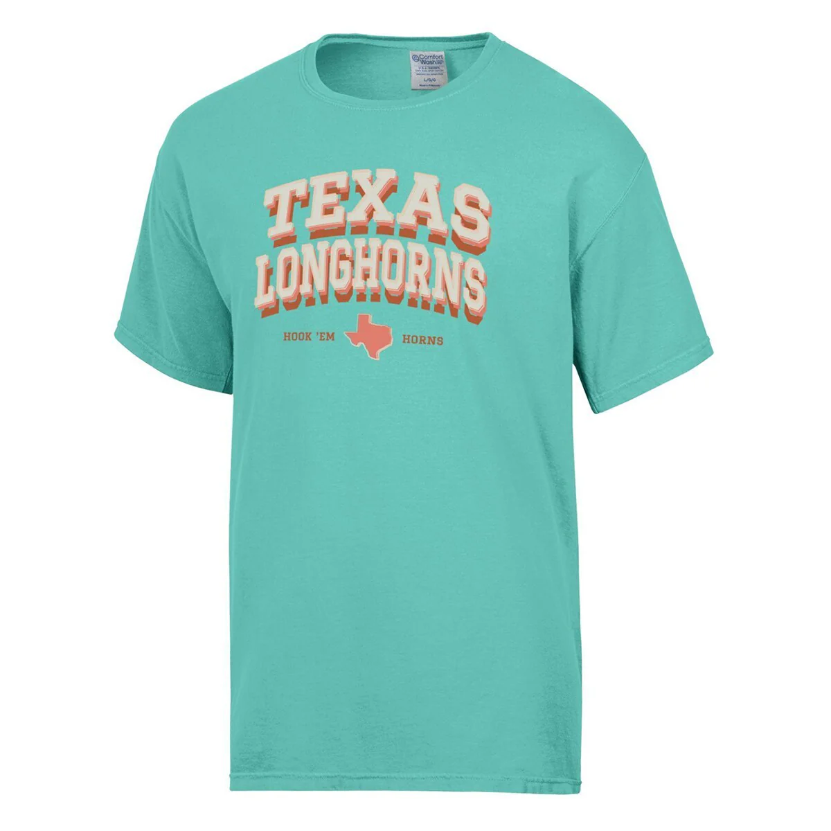 Texas Longhorns Shadow Longhorns over State ComfortWash Tee