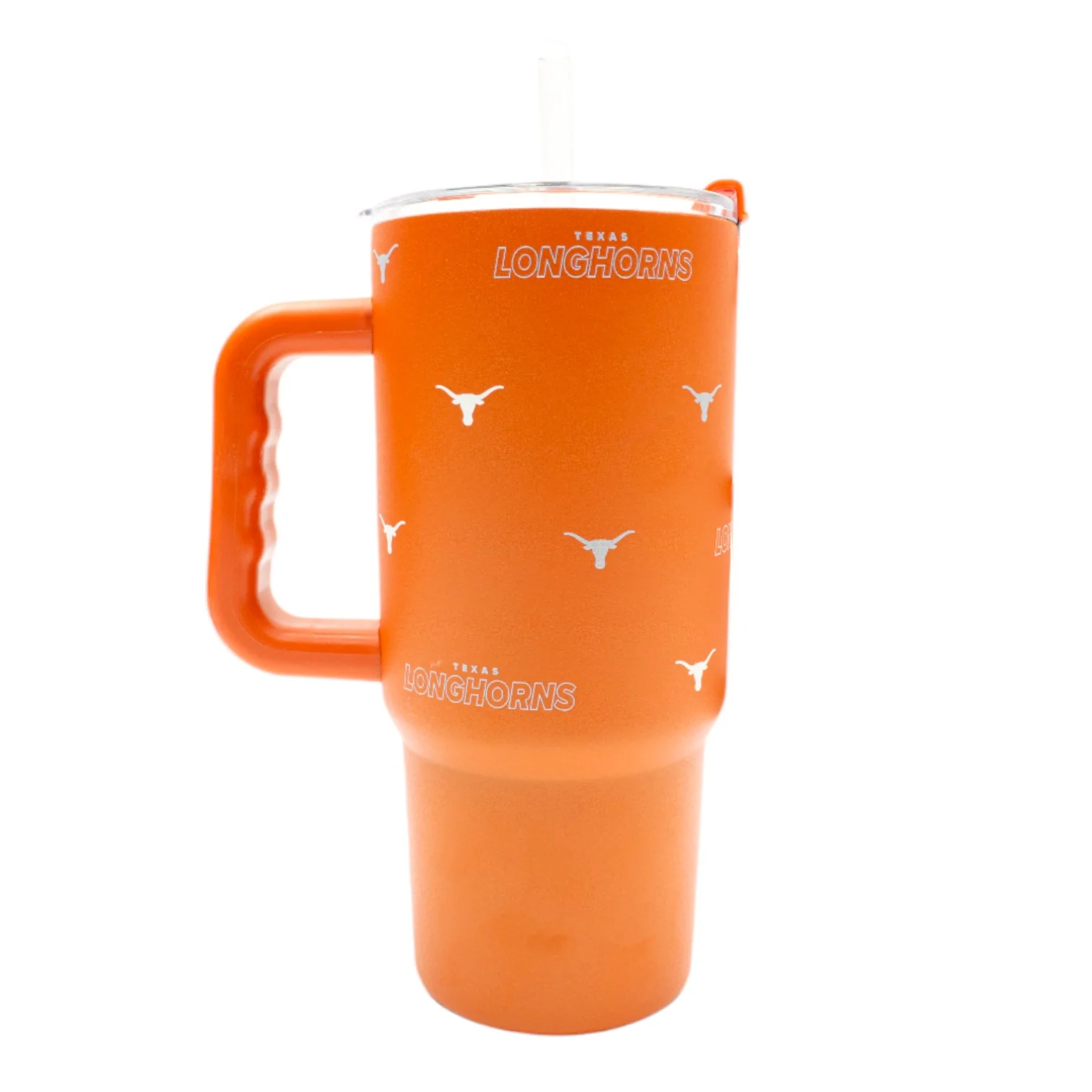 Texas Longhorns Steerhead Step and Repeat Tumbler with Straw 24oz - Image 2