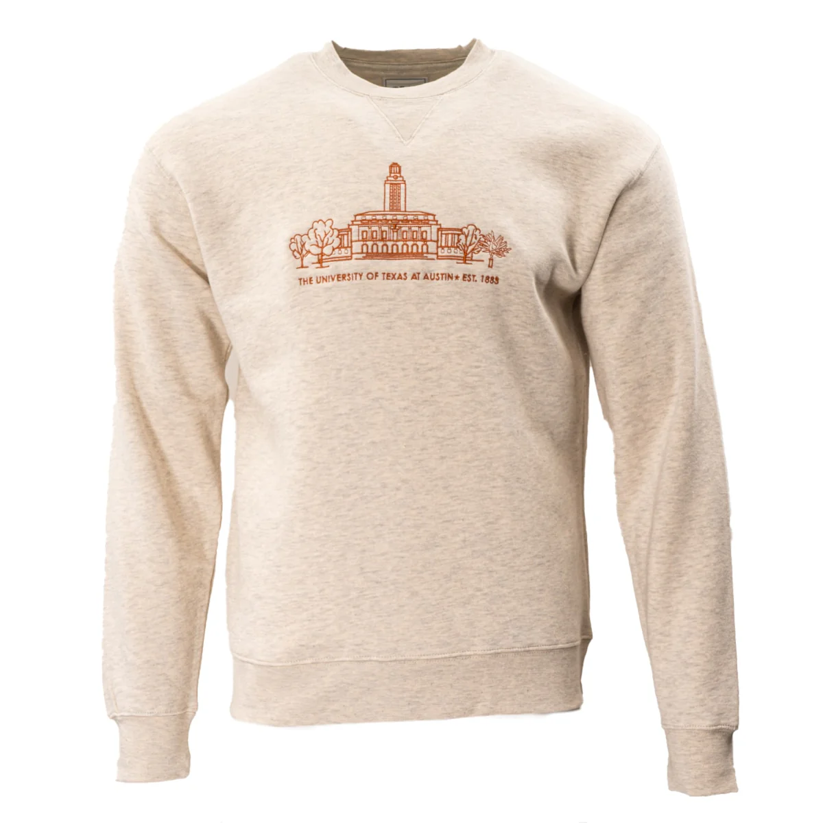 Texas Longhorns Tower Big Cotton Crewneck Fleece