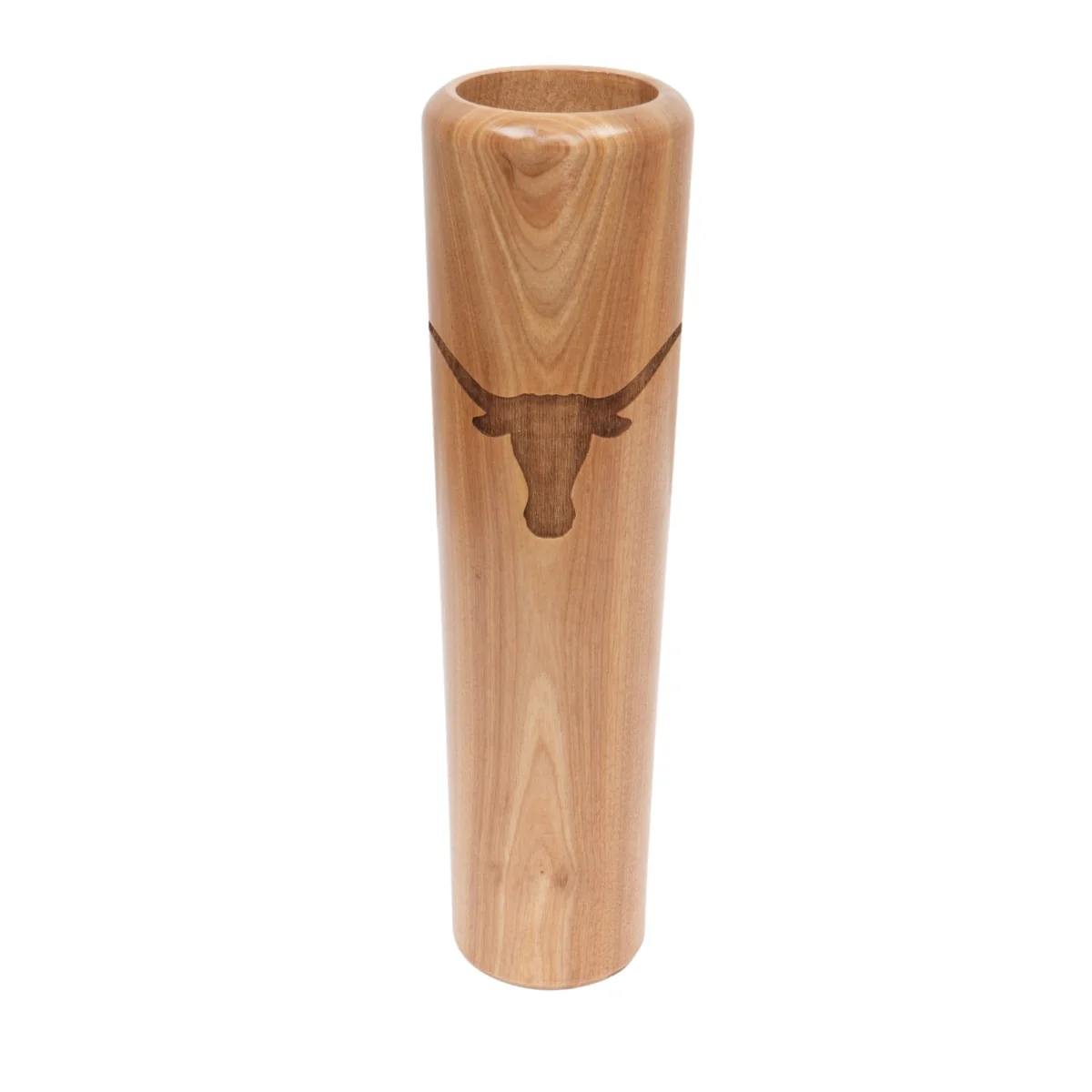 Texas Longhorns Wooden Baseball Bat Barrell Mug - 12oz