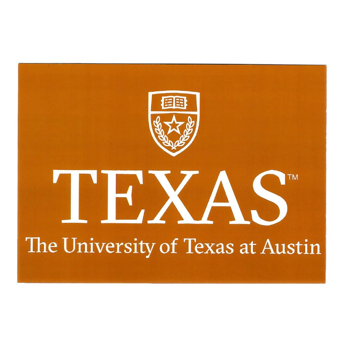 The University of Texas at Austin Shield Postcard