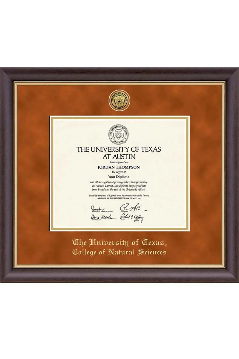 University of Texas College Name Diploma Frame - Image 3