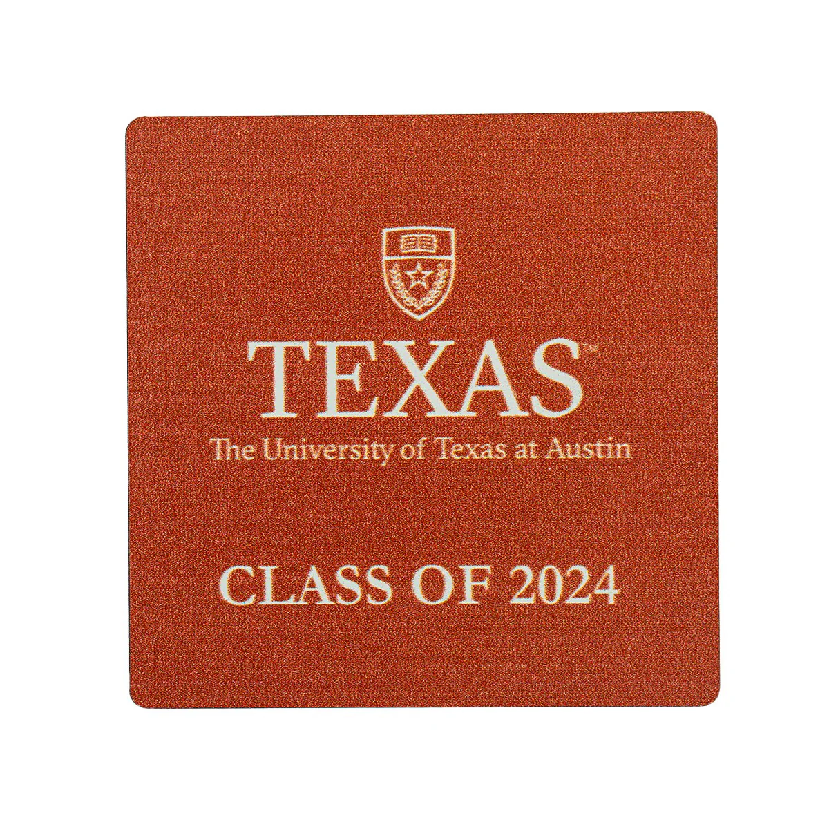 University of Texas Shield Class of 2024 Wood Magnet