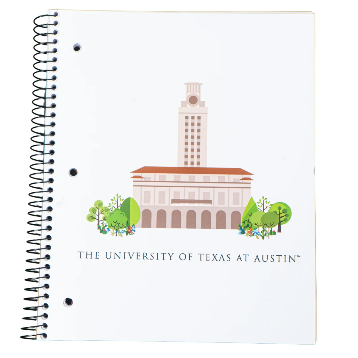 UT Tower Notebook - 3 Subject Spiral