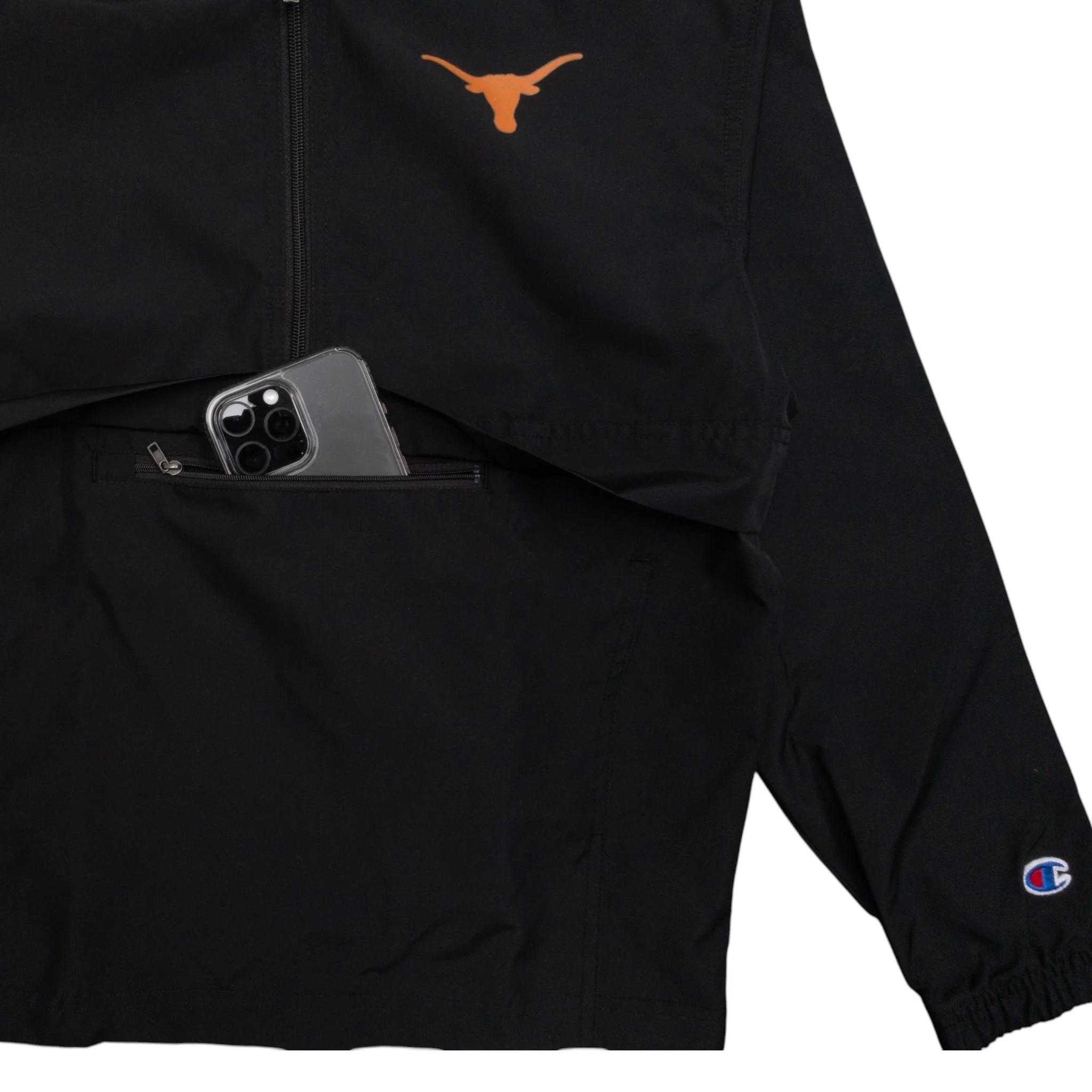 Youth Champion Texas Longhorns Lightweight Water Resistant Jacket - Image 10