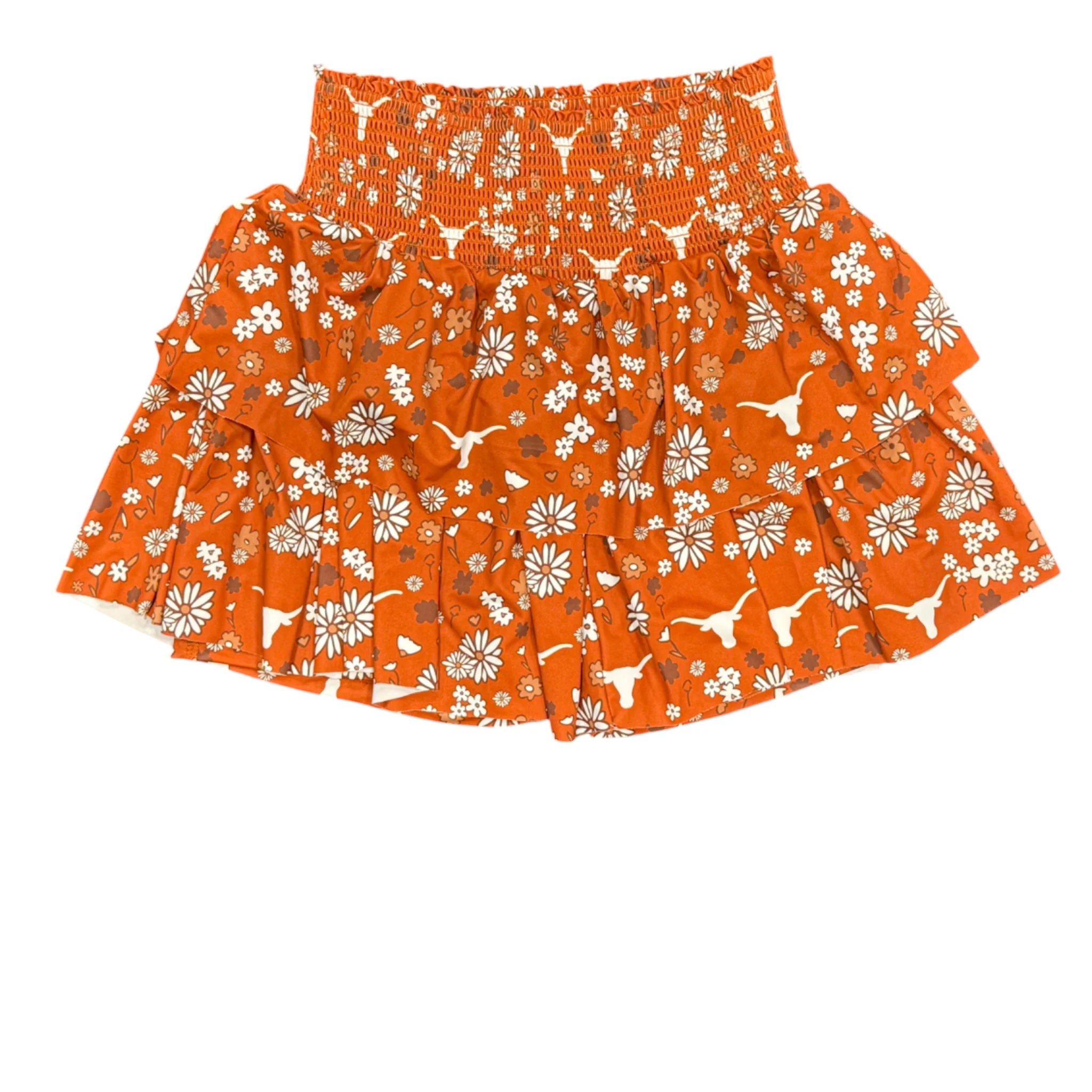 Youth Stewart Simmons Texas Longhorns Fame Floral Skort - Image 2