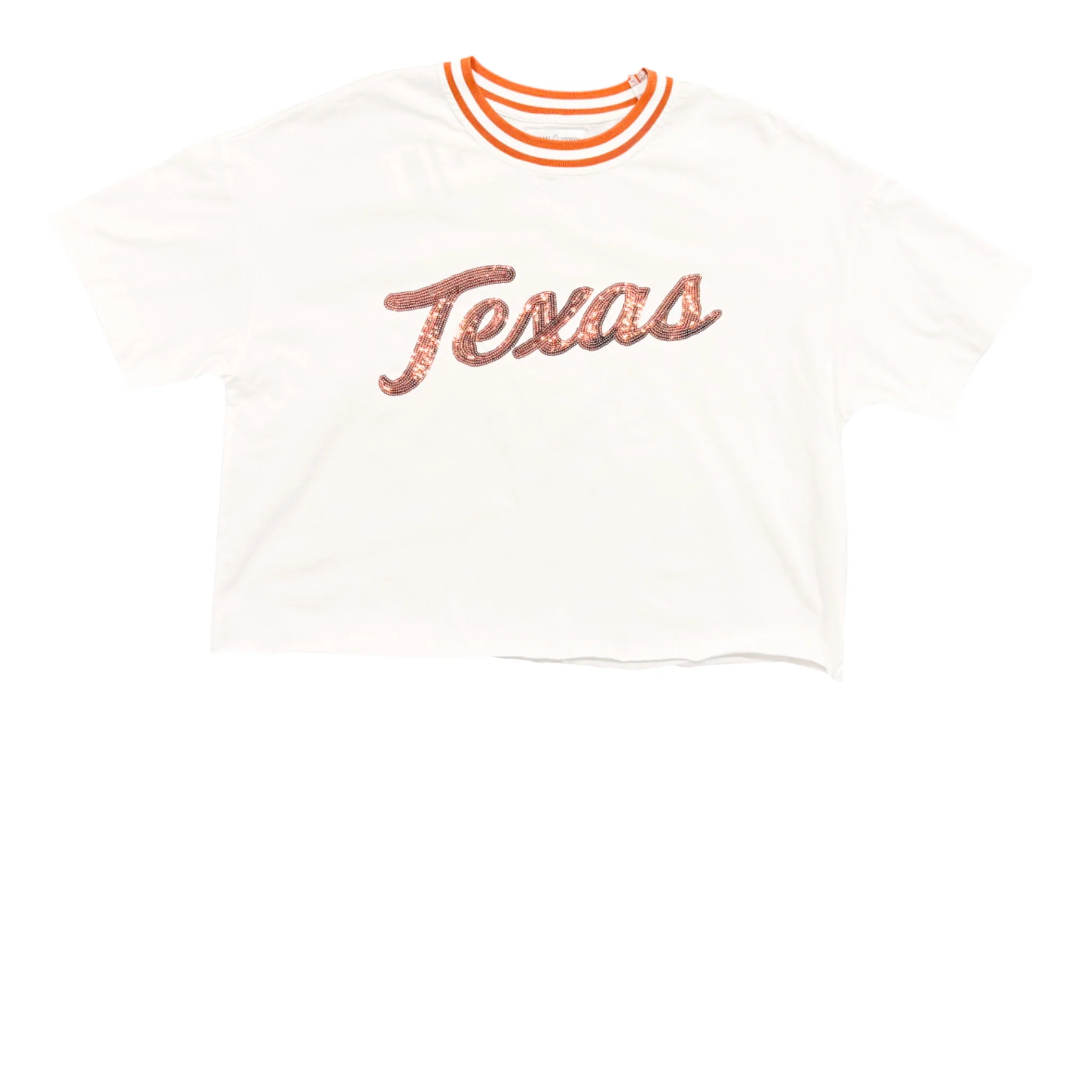 Youth Stewart Simmons Texas Longhorns Grand Slam Sequin Tee