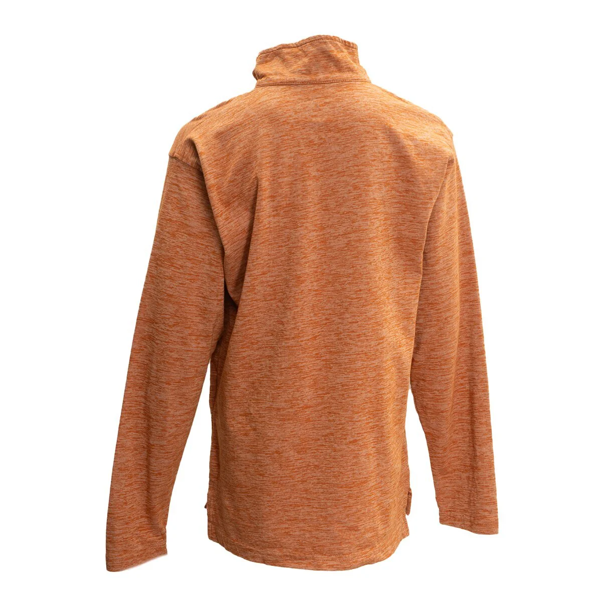 Youth Texas Longhorns Cloudy Yarn Quarter Zip - Image 2